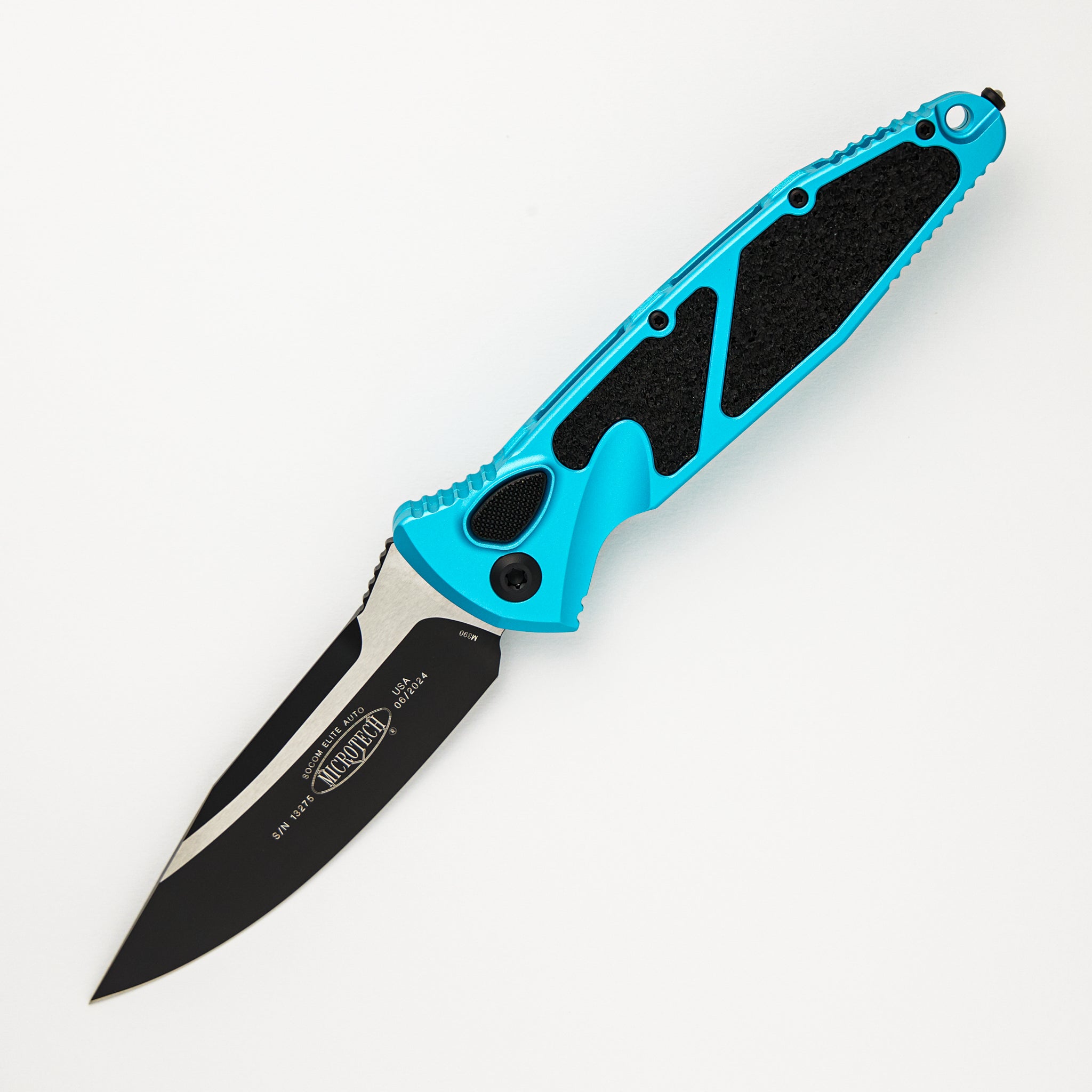 Microtech Socom Elite Auto S/E Turquoise Standard 160A-1 TQ