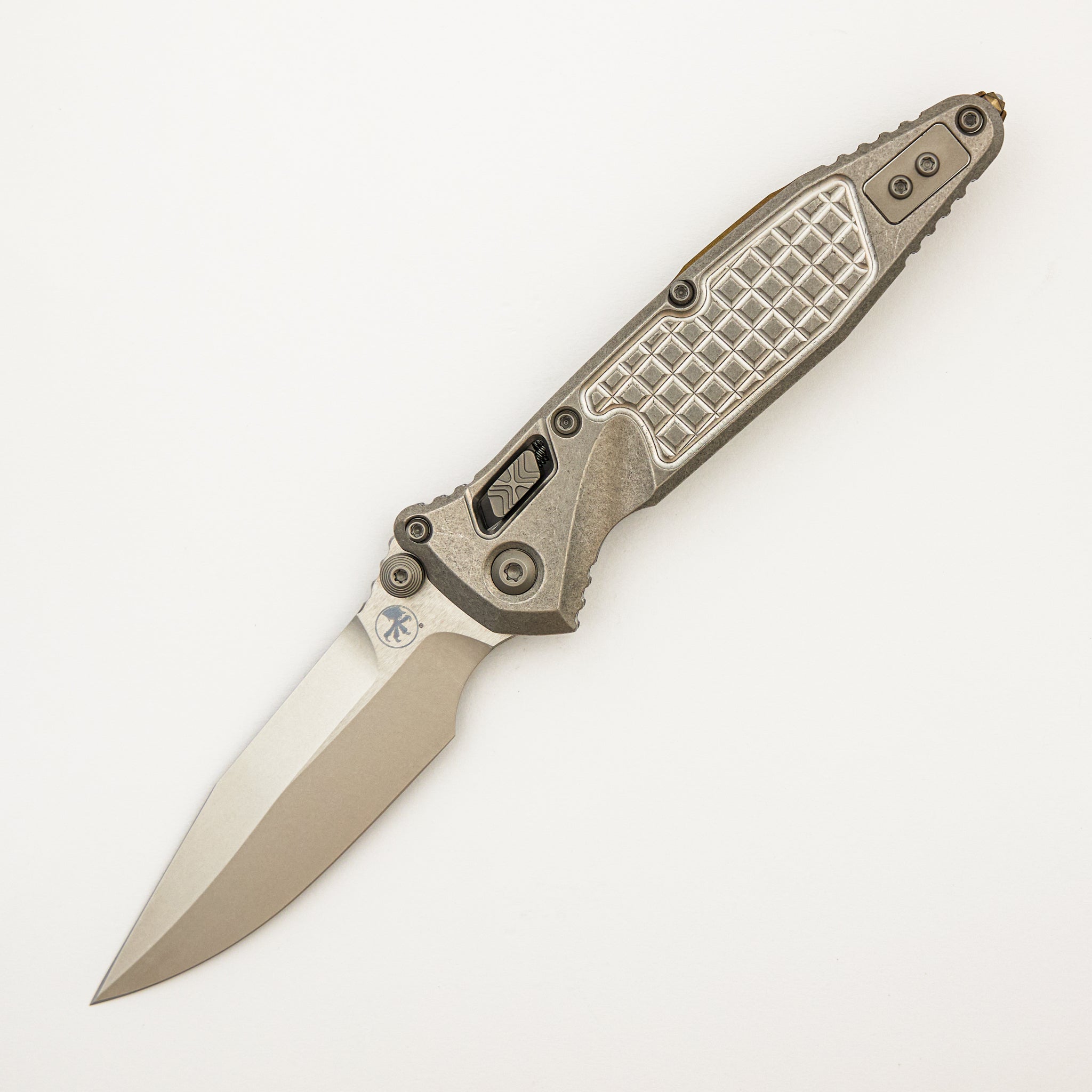 "Marfione Select" Socom RAM-LOK Spear Point Stonewash Finish Frag Pattern Titanium w/ Bronze Titanium Accents 160RL-10FRMS2