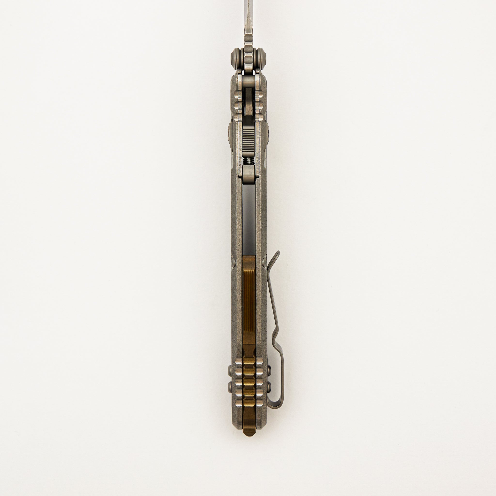 "Marfione Select" Socom RAM-LOK Spear Point Stonewash Finish Frag Pattern Titanium w/ Bronze Titanium Accents 160RL-10FRMS2