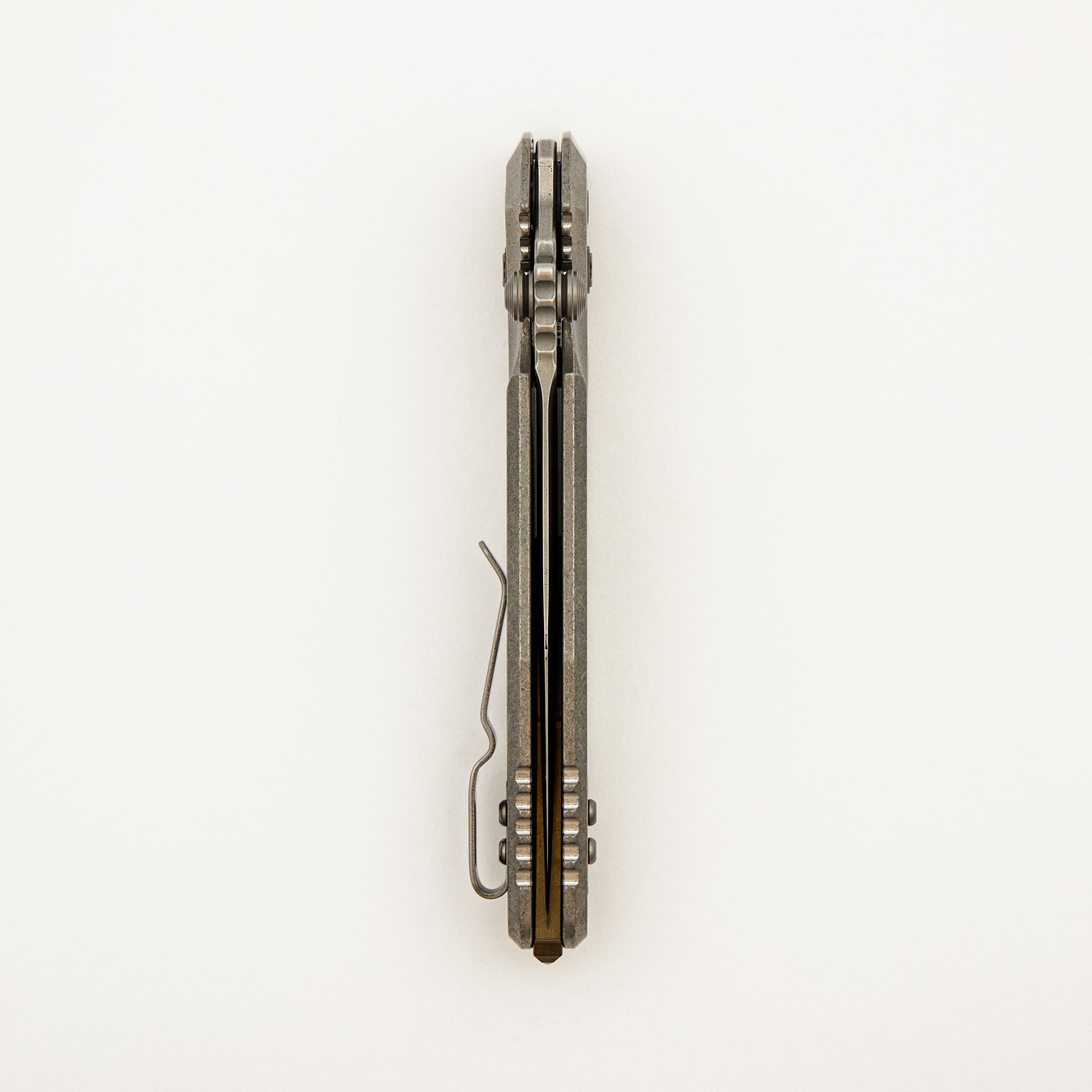 "Marfione Select" Socom RAM-LOK Spear Point Stonewash Finish Slab Side Titanium w/ Bronze Titanium Accents 160RLS-10SMS2