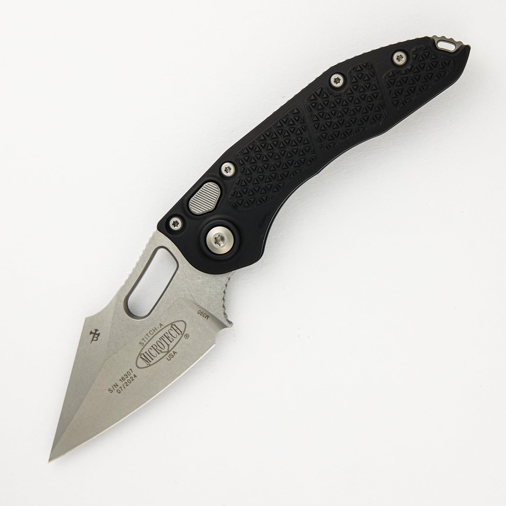 Microtech - Borka Blades Design Stitch - A S/E Stonewash Standard 169-10