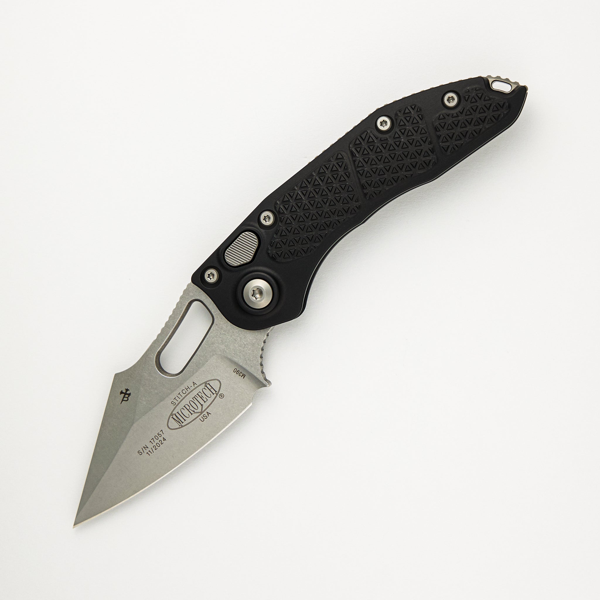 Microtech - Borka Blades Design Stitch - A S/E Stonewash Standard 169-10