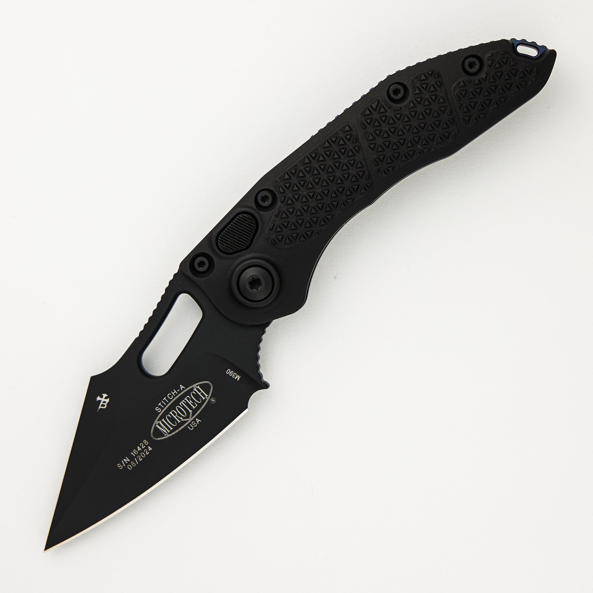 Microtech - Borka Blades Design Stitch - A S/E Black Standard 169-1 BK-A1TI