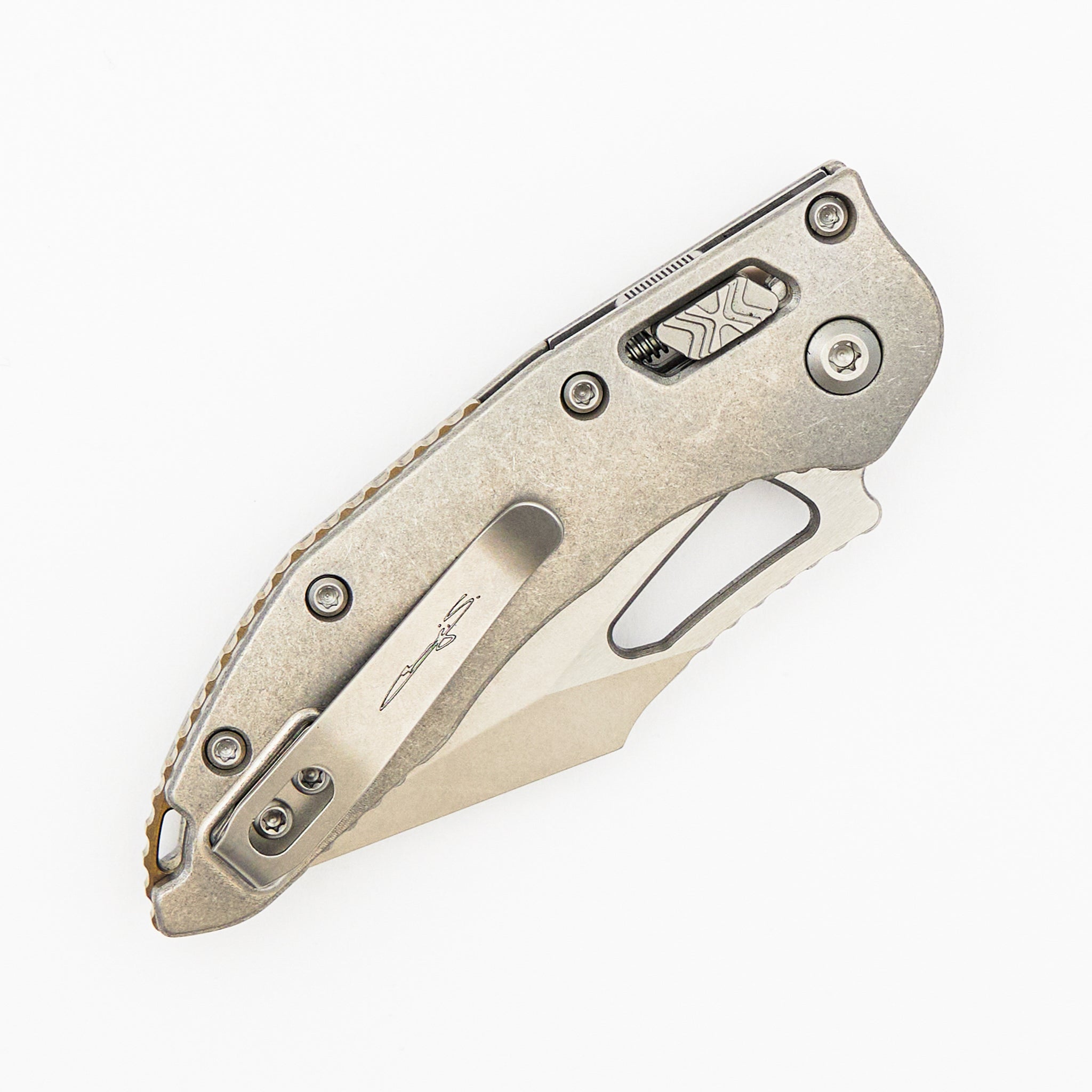 "Marfione Select" M-Stitch - RAM-LOK Stonewash Finish Slab Side Titanium W/ Bronze Accent 169MRL-10MS1