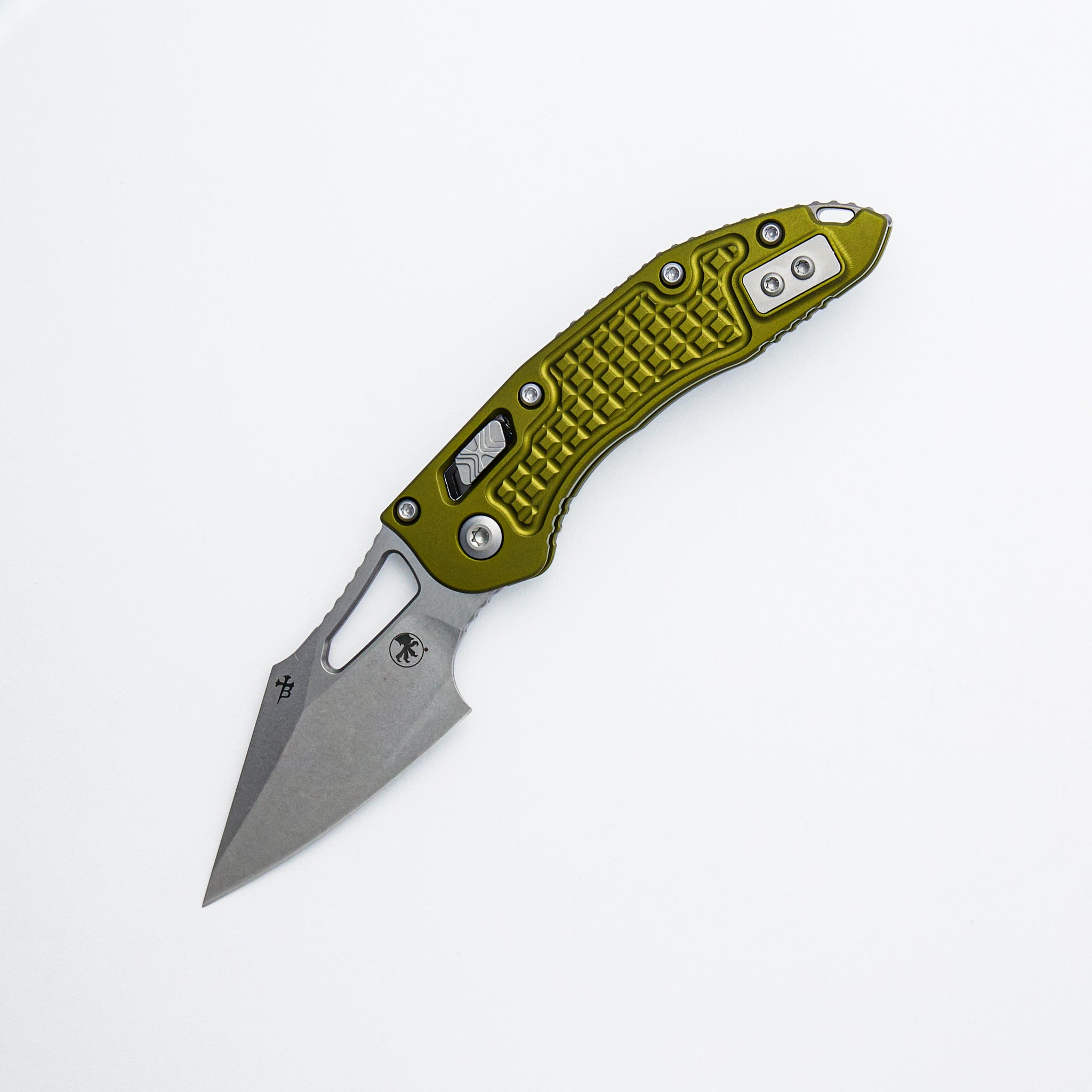 AD20.5 3V Coyote Tan G10 Handle Clip Point Stonewash Blade