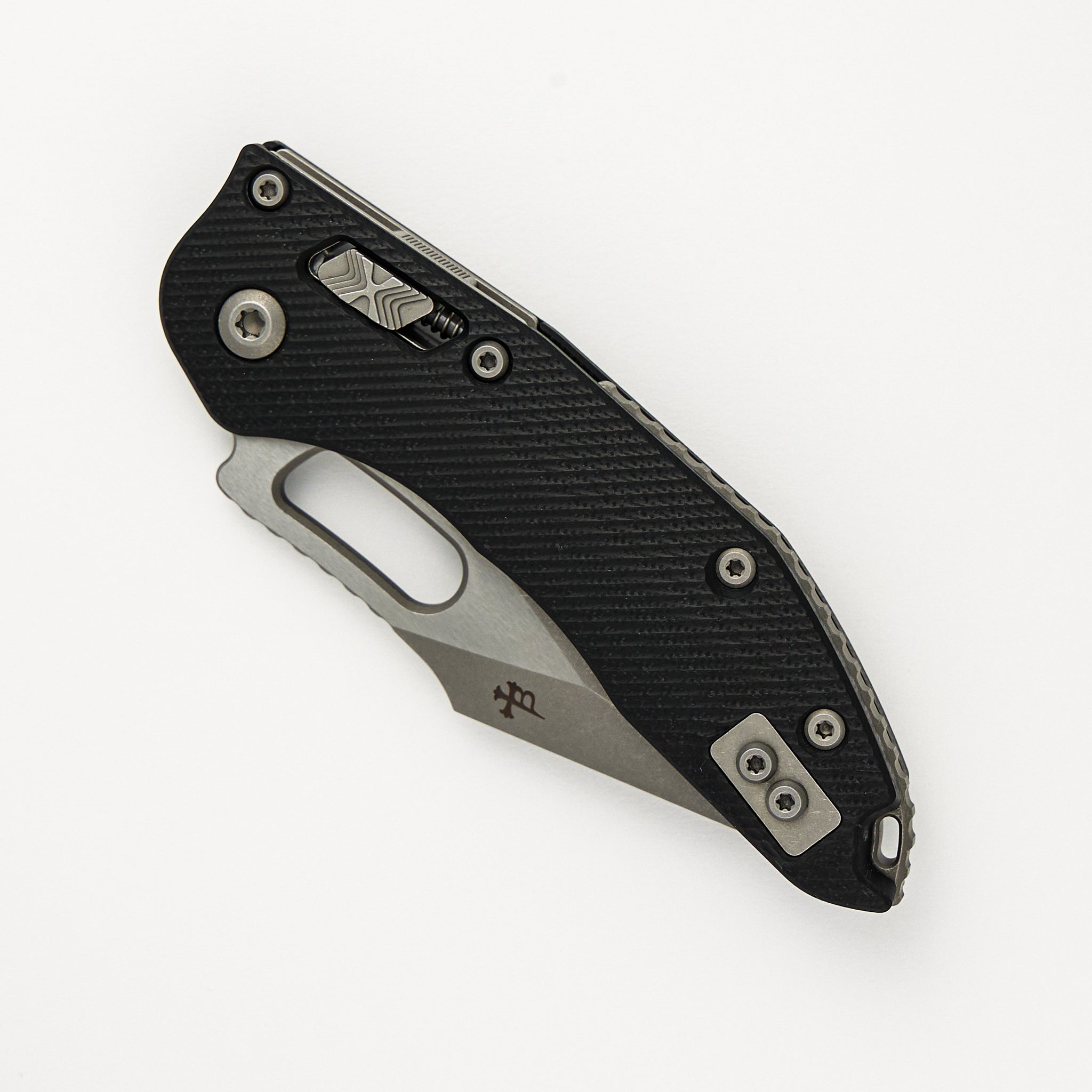 Microtech Stitch - RAM-LOK S/E Fluted G-10 Black Apocalyptic Standard 169RL-10 APFLGTBK