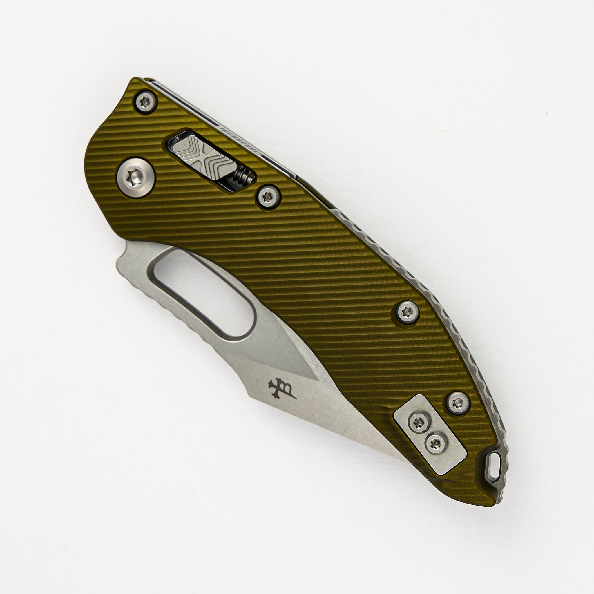 Microtech Stitch - RAM-LOK S/E Fluted OD Green Stonewash Standard 169RL-10 FLOD