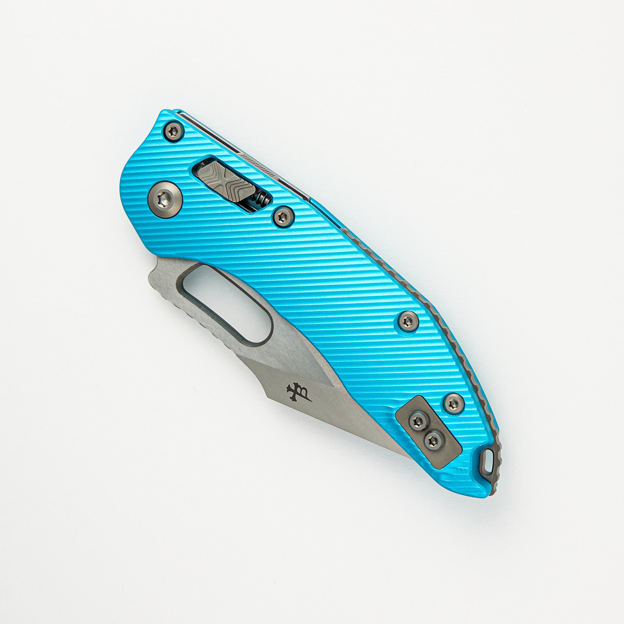 Microtech Stitch - RAM-LOK S/E Fluted Turquoise Stonewash Standard 169RL-10 FLTQ