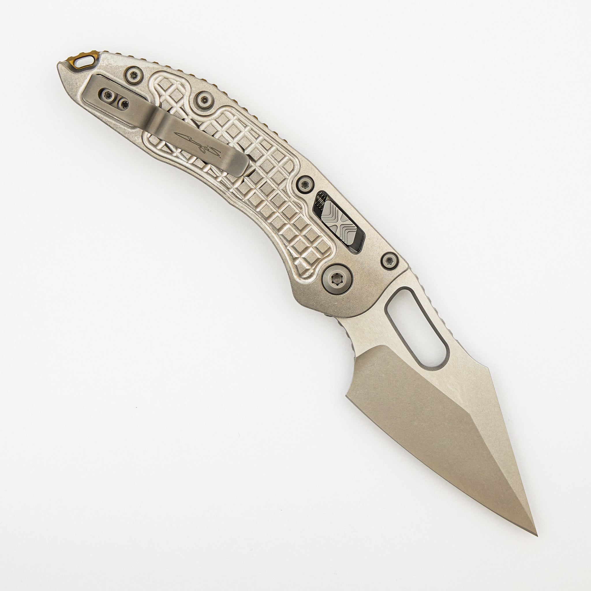 "Marfione Select" Stitch - RAM-LOK Stonewash Finish Frag Pattern Titanium W/ Bronze Titanium Accent 169RL-10FRMS1