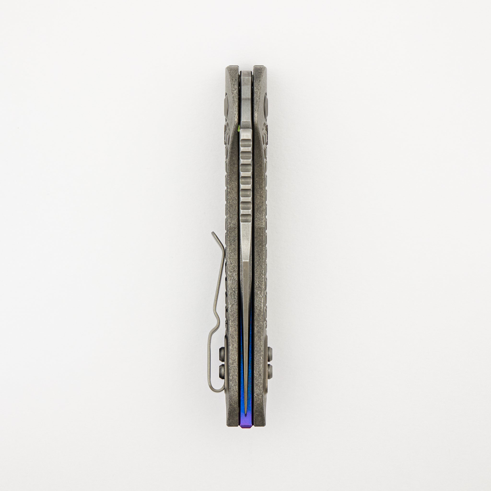 "Marfione Select" Stitch - RAM-LOK Stonewash Finish Frag Pattern Titanium W/ Purple Titanium Accent 169RL-10FRMS3