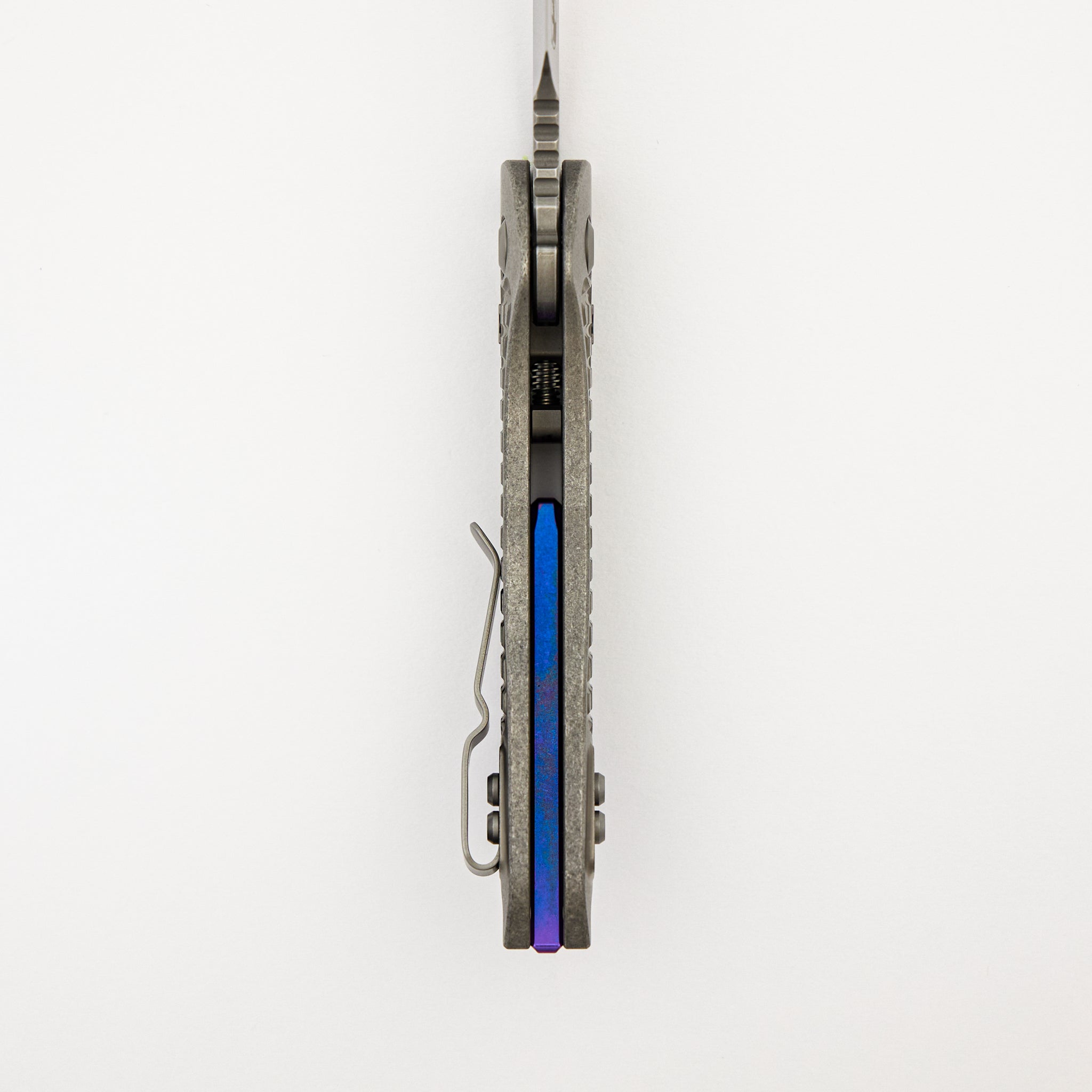 "Marfione Select" Stitch - RAM-LOK Stonewash Finish Frag Pattern Titanium W/ Purple Titanium Accent 169RL-10FRMS3