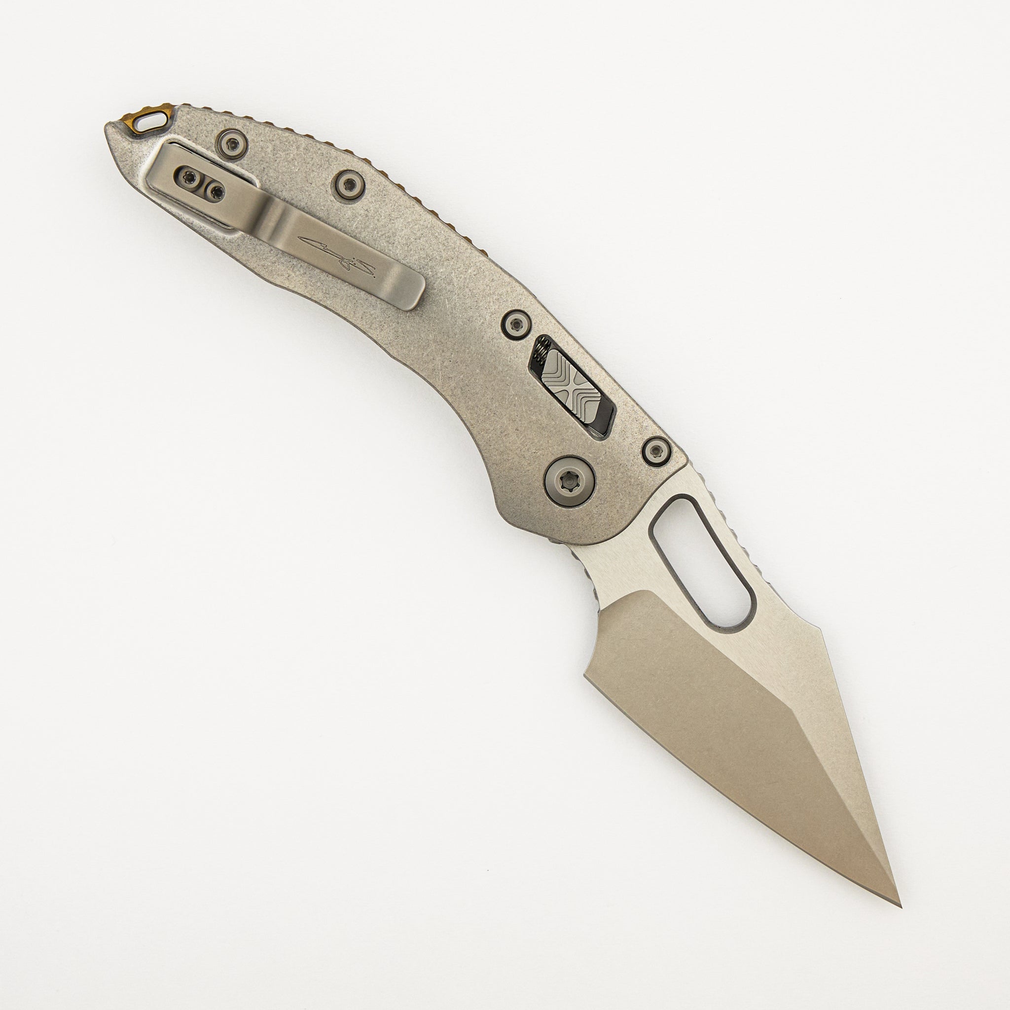 "Marfione Select" Stitch - RAM-LOK Stonewash Finish Slab Side Titanium W/ Bronze Titanium Accent 169RL-10MS1