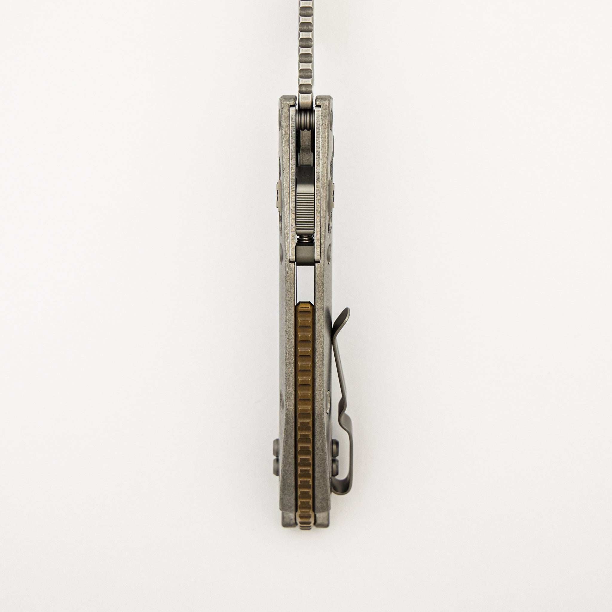 "Marfione Select" Stitch - RAM-LOK Stonewash Finish Slab Side Titanium W/ Bronze Titanium Accent 169RL-10MS1