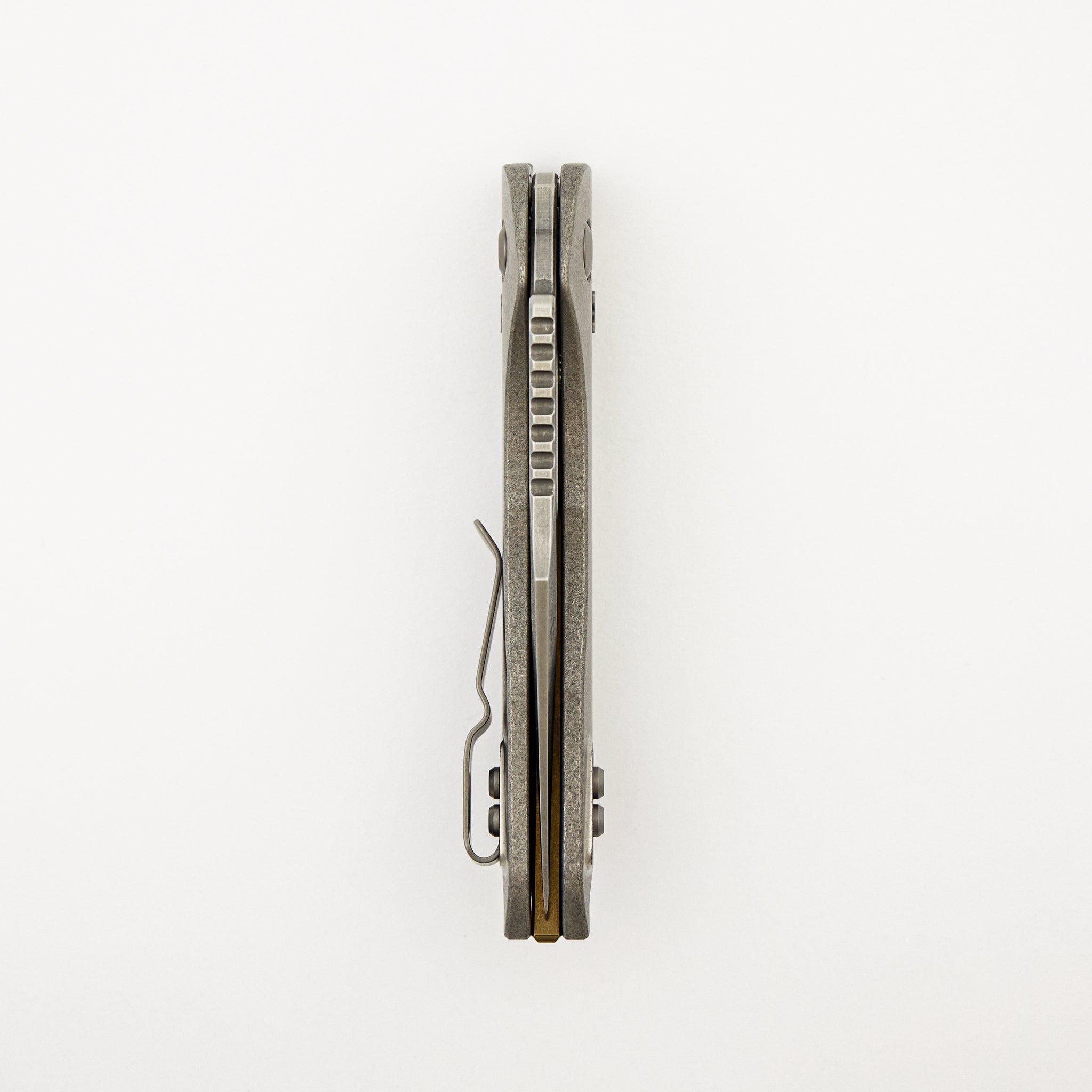 "Marfione Select" Stitch - RAM-LOK Stonewash Finish Slab Side Titanium W/ Bronze Titanium Accent 169RL-10MS1