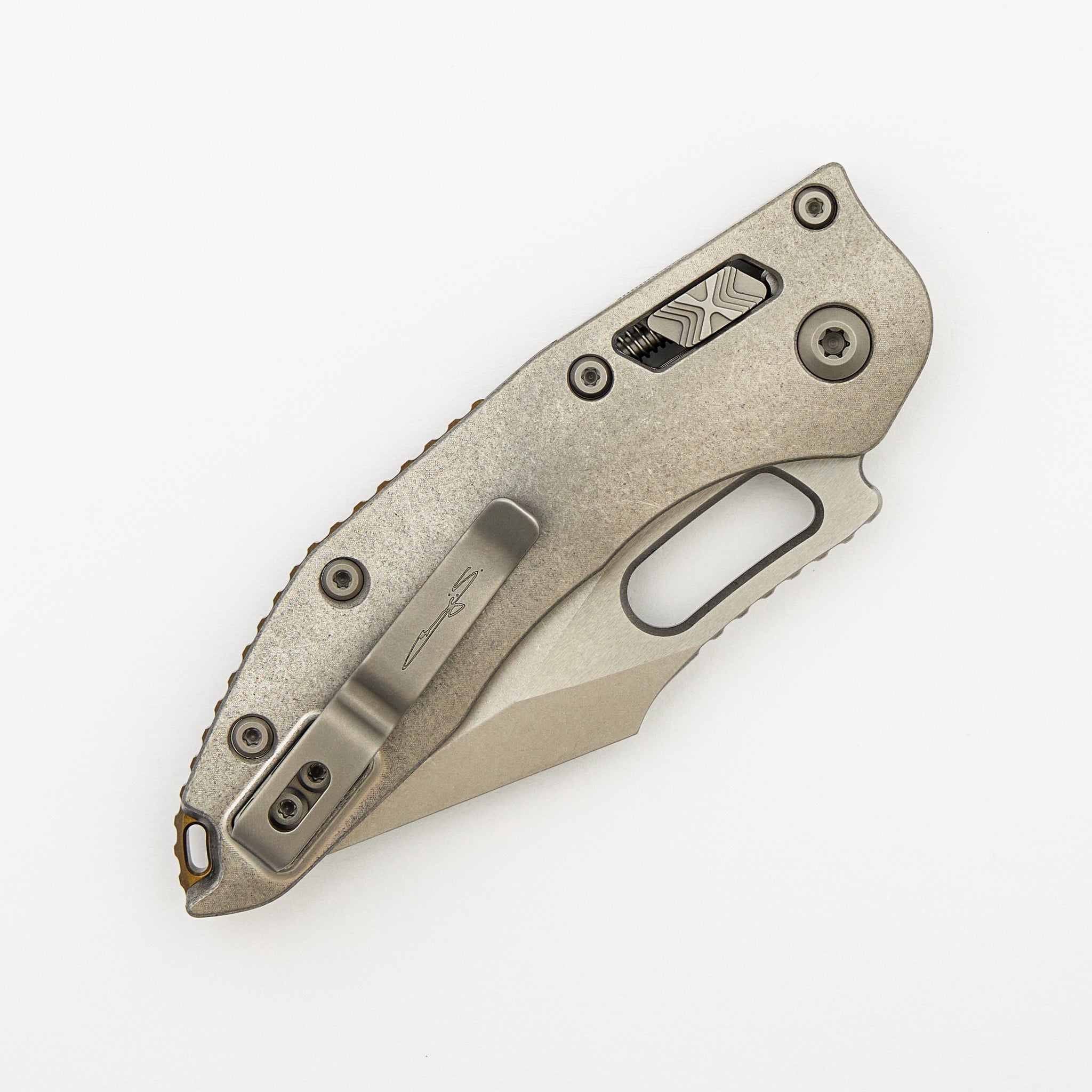 "Marfione Select" Stitch - RAM-LOK Stonewash Finish Slab Side Titanium W/ Bronze Titanium Accent 169RL-10MS1