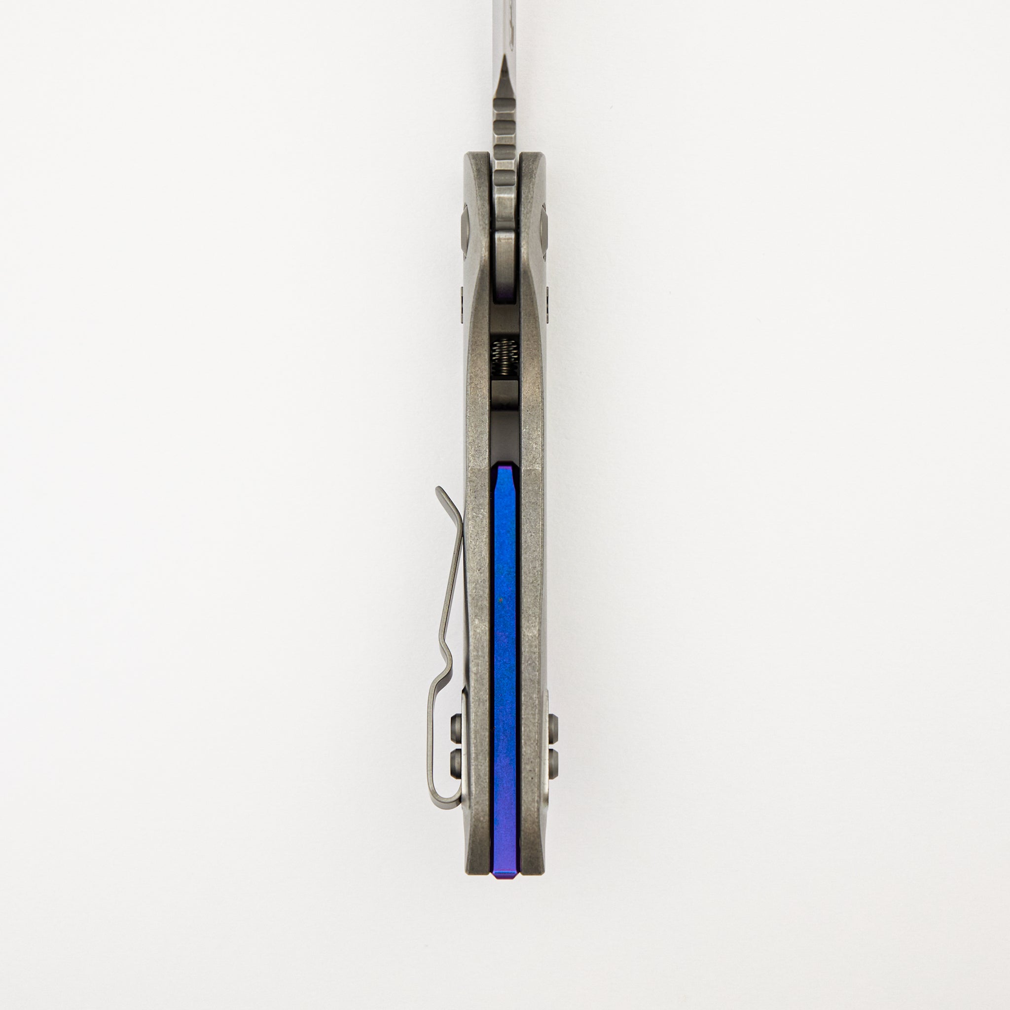 "Marfione Select" Stitch - RAM-LOK Stonewash Finish Slab Side Titanium W/ Purple Titanium Accent 169RL-10MS3