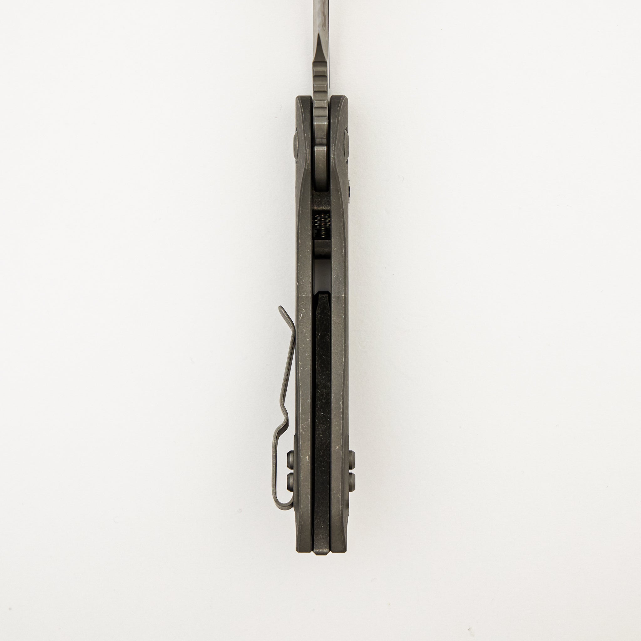 "Marfione Select" Stitch - RAM-LOK Partial Serrated Apocalyptic Finish Slab Side Titanium 169RL-11APMS1