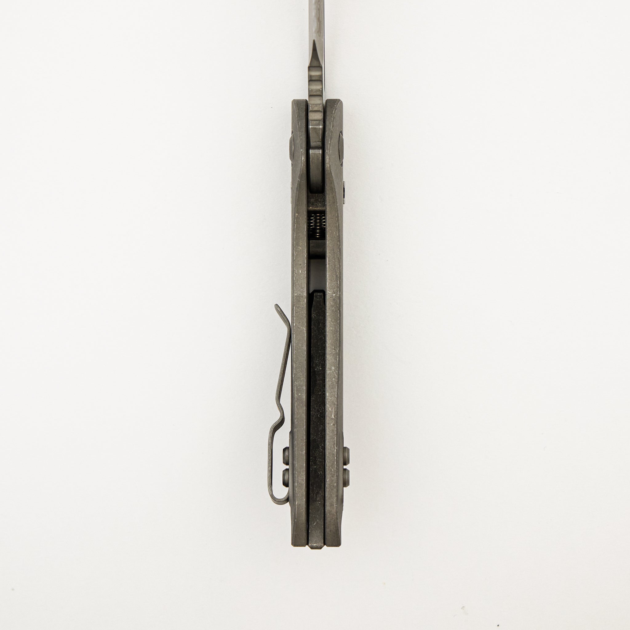 "Marfione Select" Stitch - RAM-LOK Full Serrated Apocalyptic Finish Slab Side Titanium 169RL-12APMS1