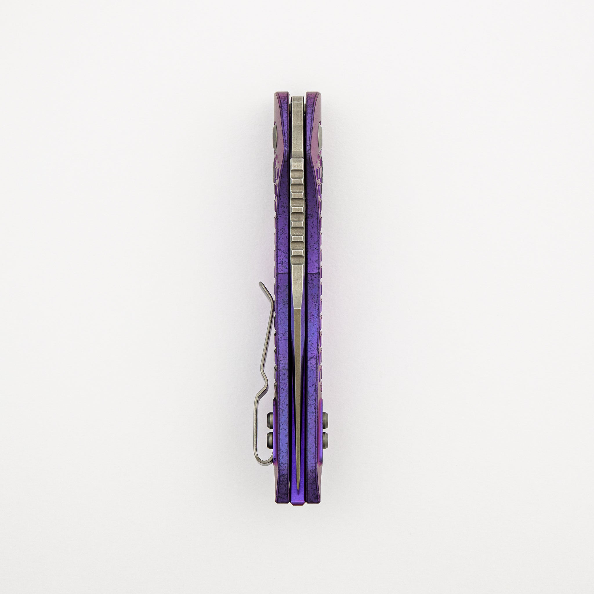 "Marfione Select" Stitch - RAM-LOK Stonewash Finish Purple Haze Anodized Frag Pattern Titanium W/ Purple Titanium Accent 169RL-10FRMS5