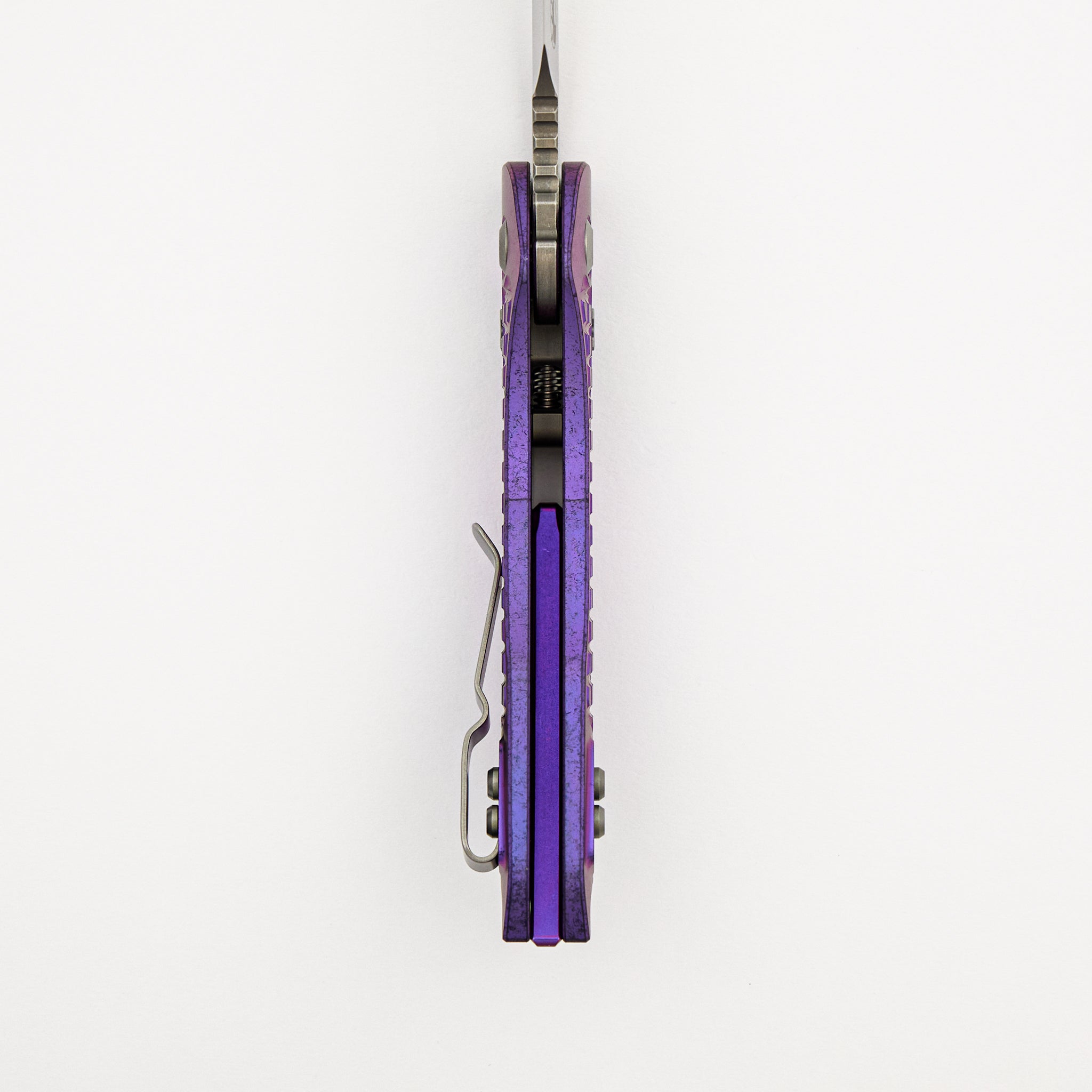"Marfione Select" Stitch - RAM-LOK Stonewash Finish Purple Haze Anodized Frag Pattern Titanium W/ Purple Titanium Accent 169RL-10FRMS5