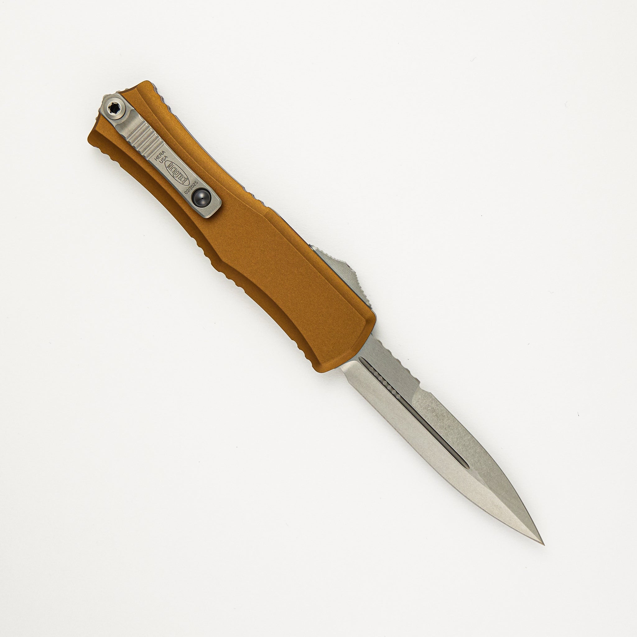 Microtech Mini Hera II Bayonet Tan Stonewashed Standard 1701M-10 TA