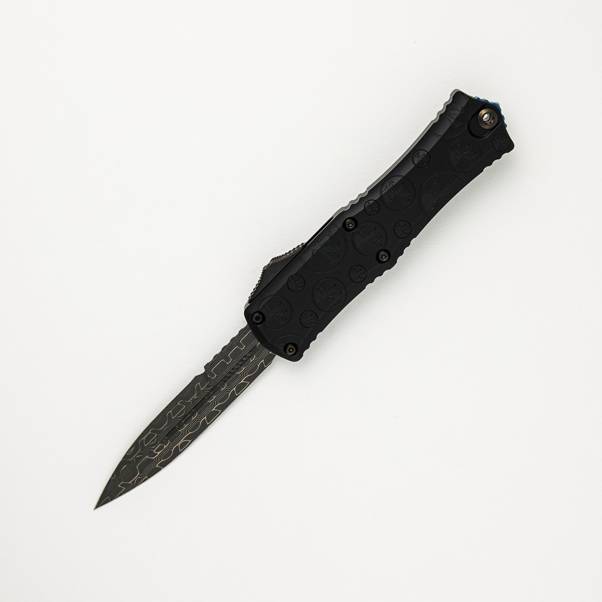 Microtech Mini Hera II Bayonet Signature Series Vegas Forge Stainless Alloy W/ Claw Burst Deep Engraving 1701M-16MS1