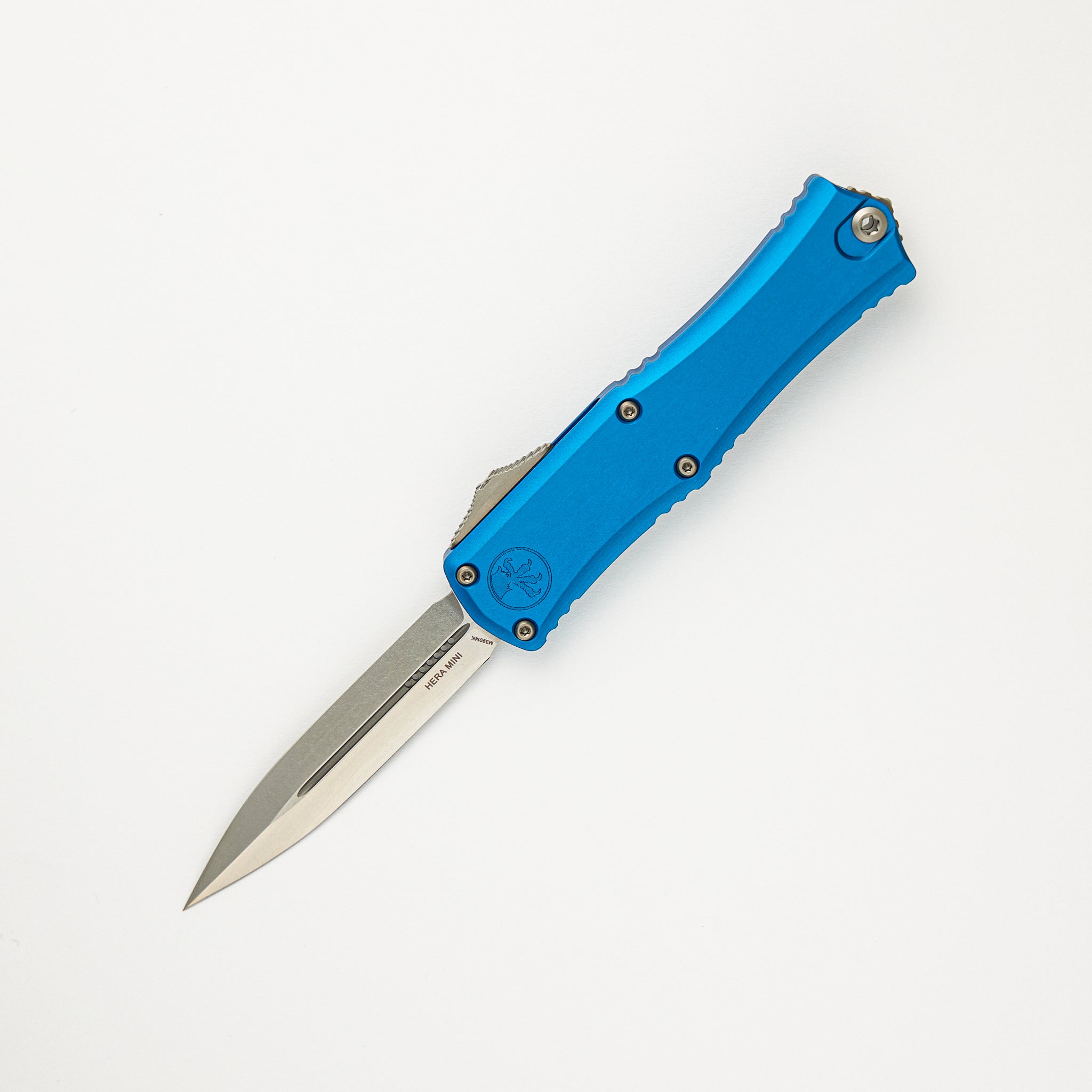 Microtech Mini Hera II D/E Blue Stonewash Standard 1702M-10BL