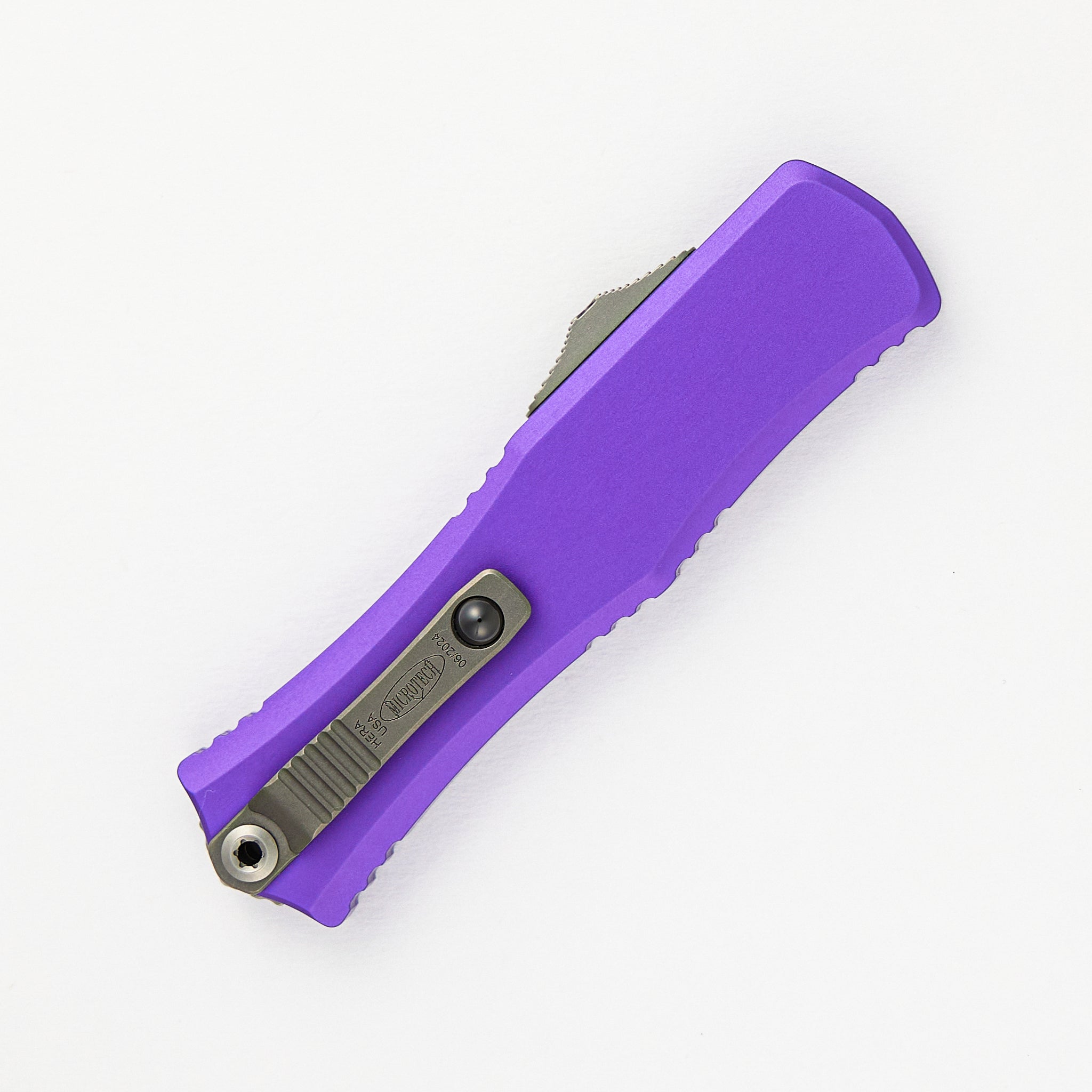 Microtech Mini Hera II D/E PURPLE STONEWASH Standard 1702M-10 PU