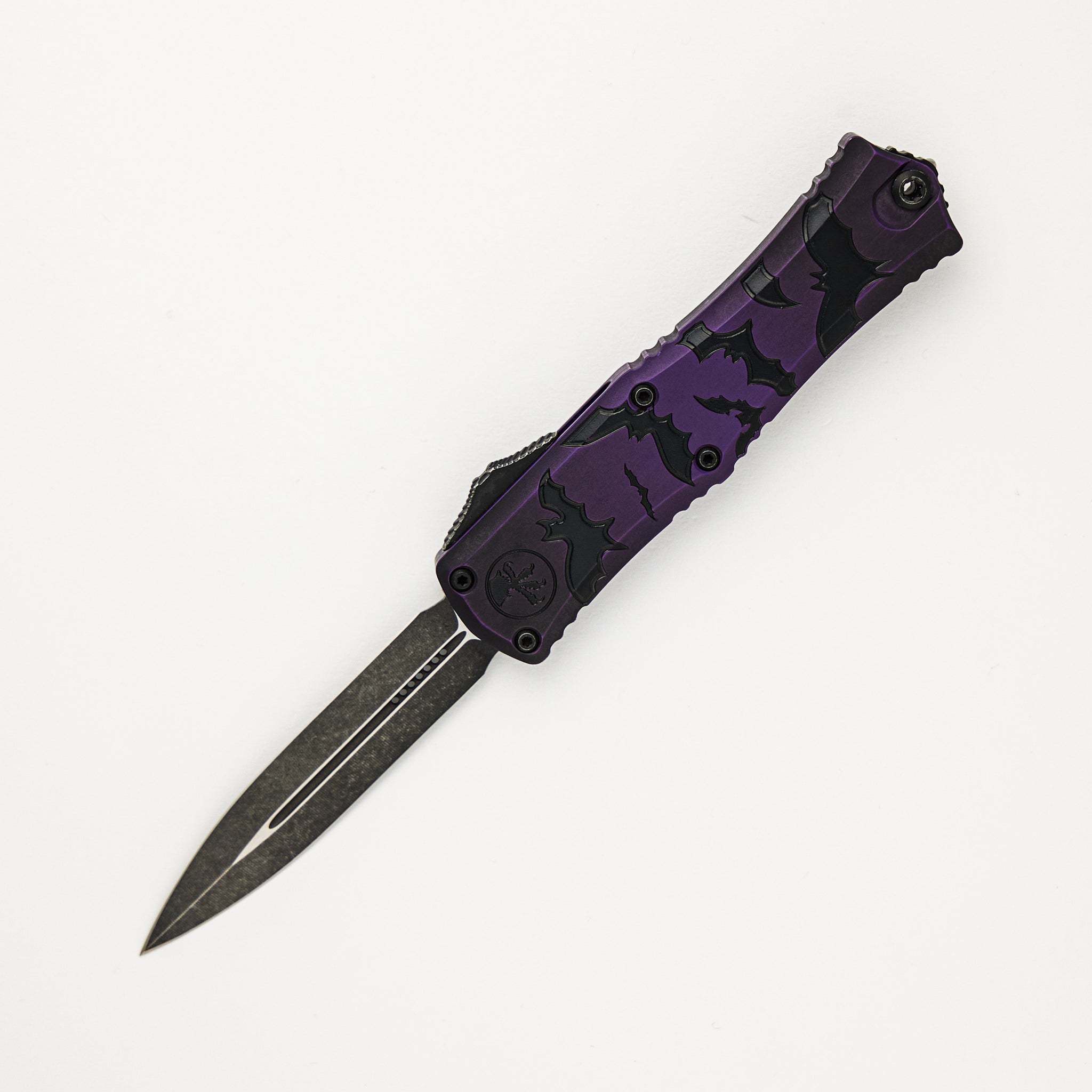 Microtech Mini Hera II D/E Signature Series Bats Standard 1702M-1 HWBAS