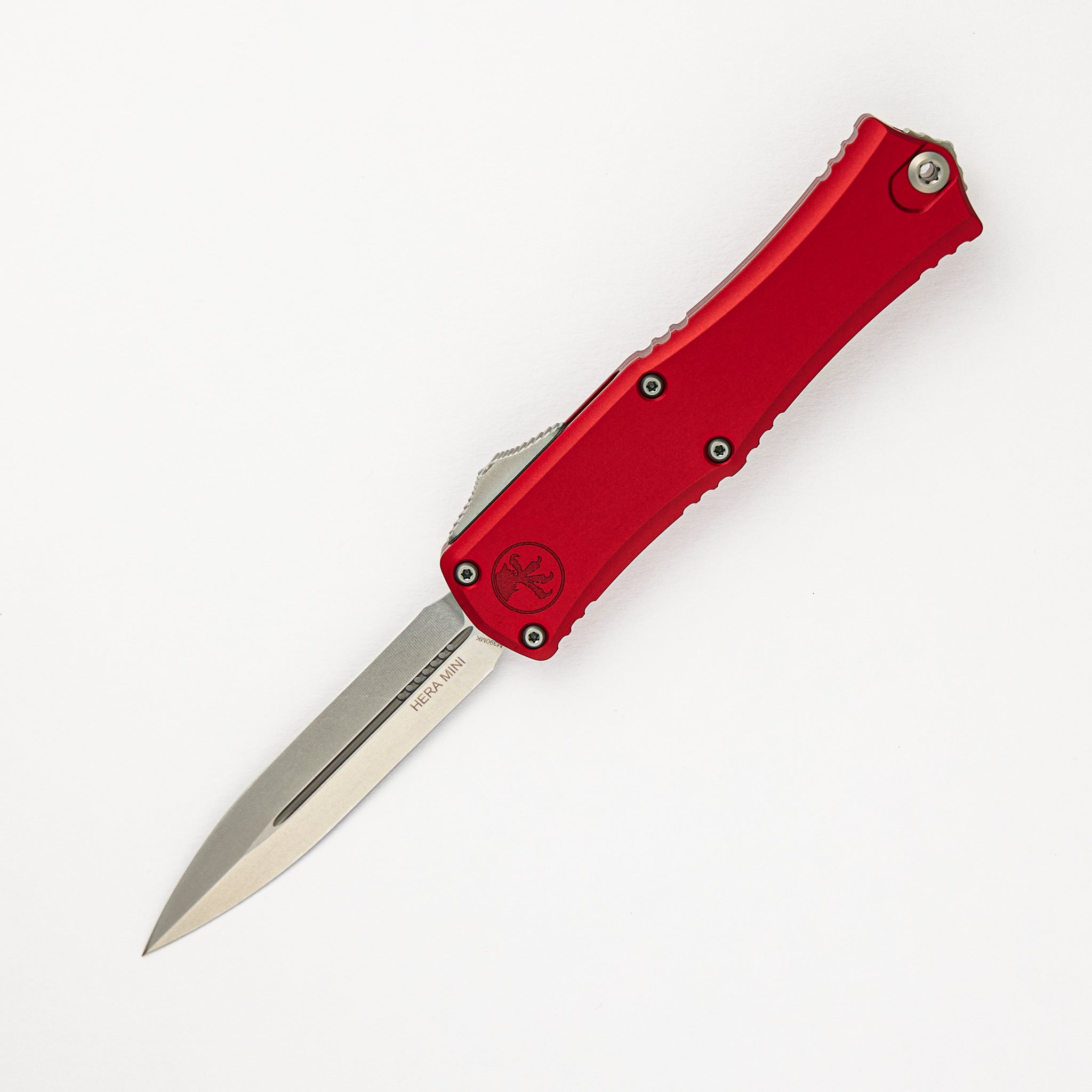 Microtech Mini Hera II D/E RED STONEWASH Standard 1702M-10 RD