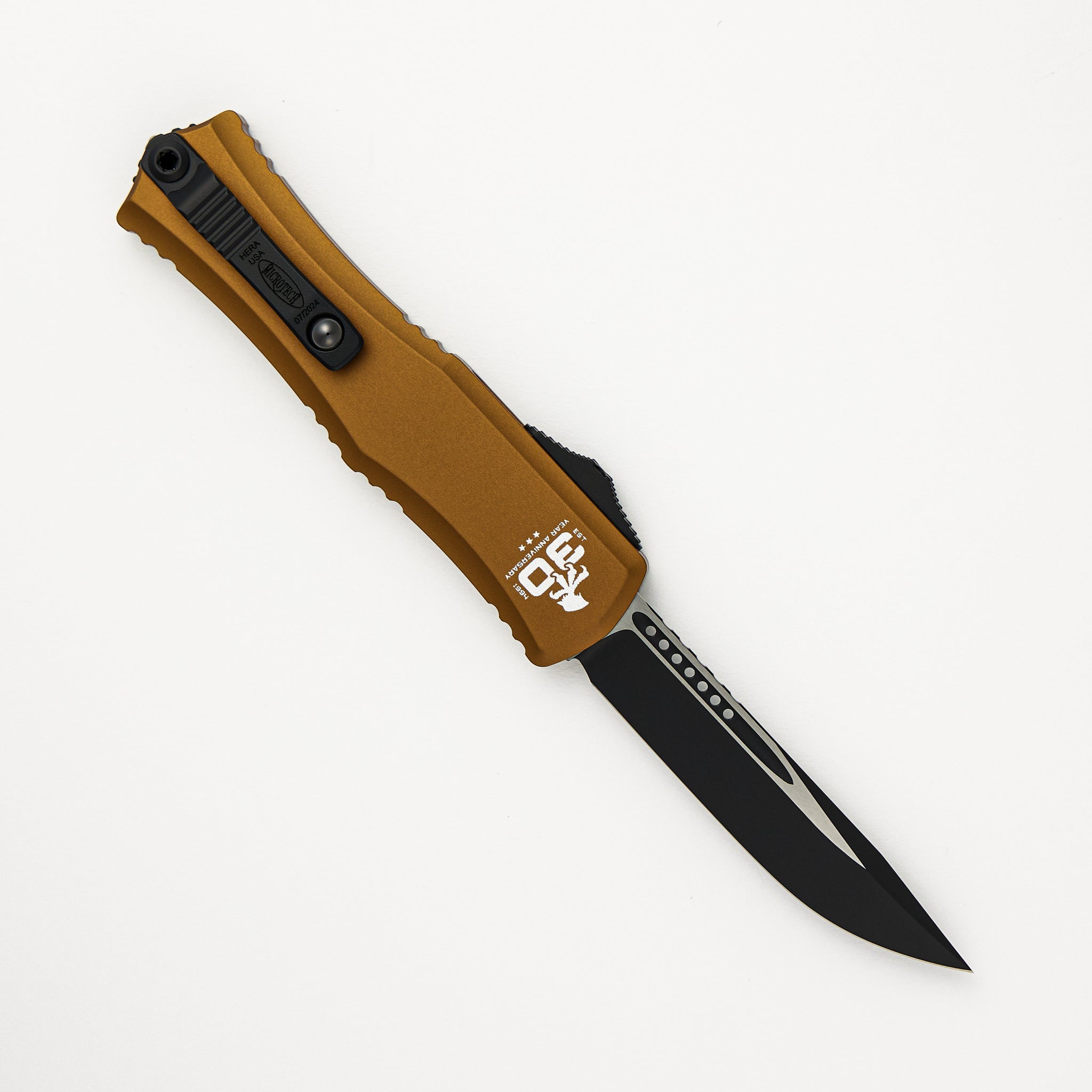 Microtech Mini Hera II S/E 30th Anniversary Tan Standard 1703M-1 TA 30