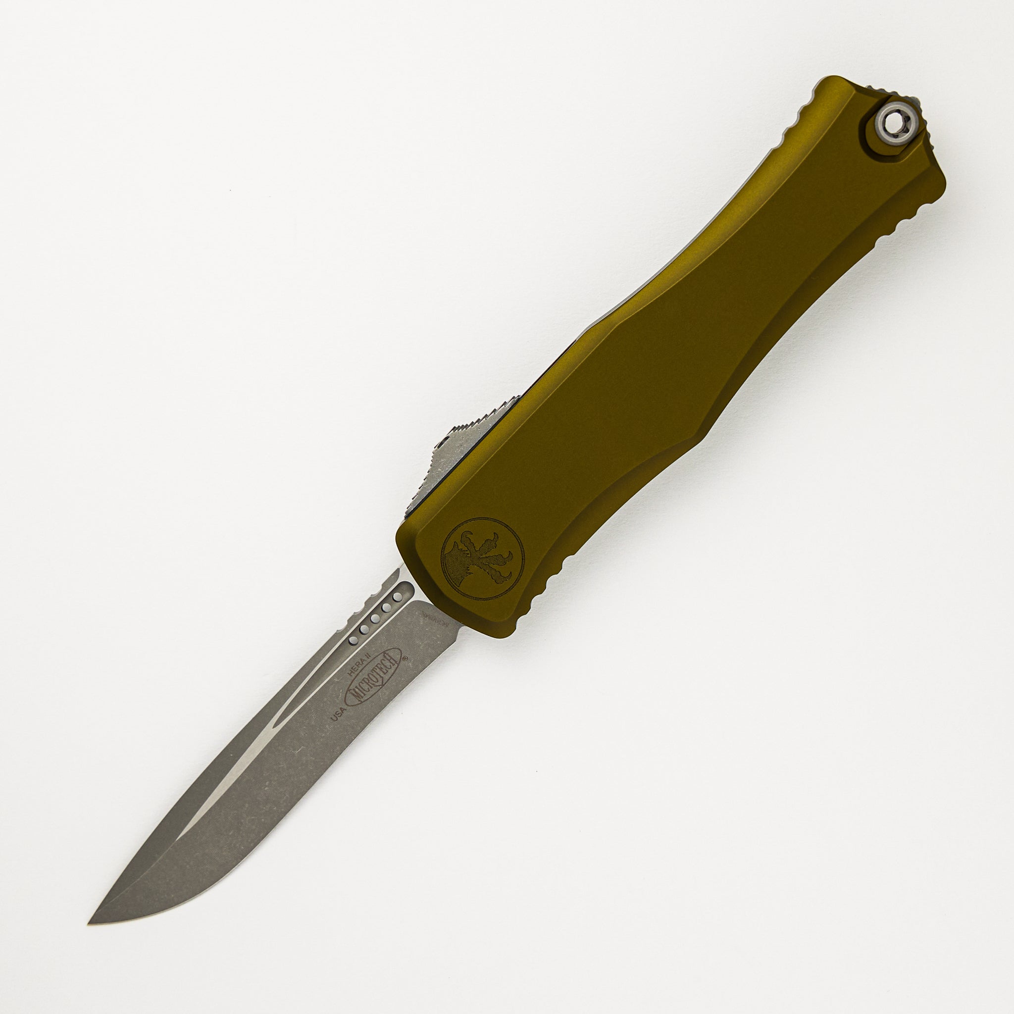 Microtech Hera II Recurve OD Green Apocalyptic Standard 1705-10 APOD