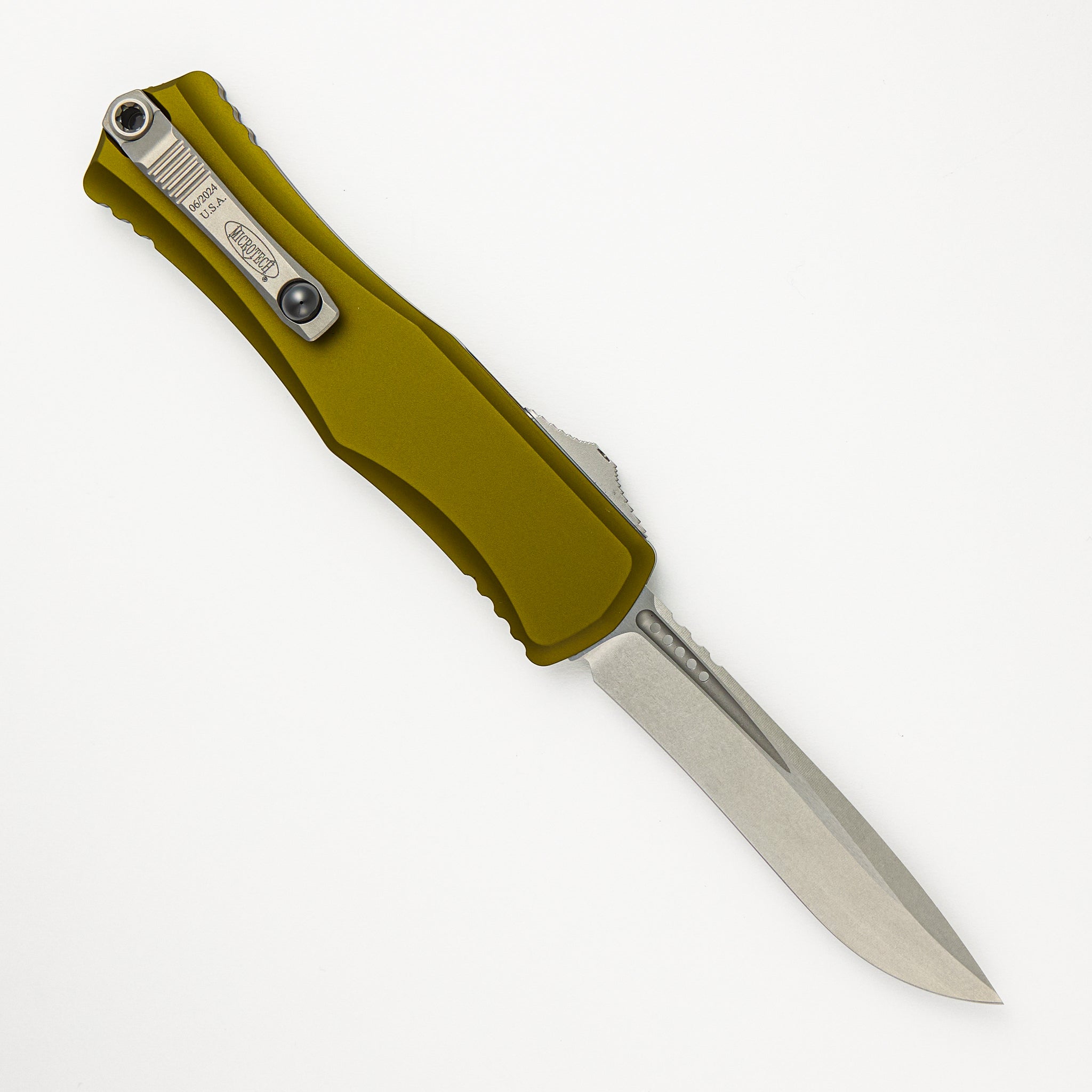 Microtech Hera II Recurve OD Green Stonewash Standard 1705-10 OD