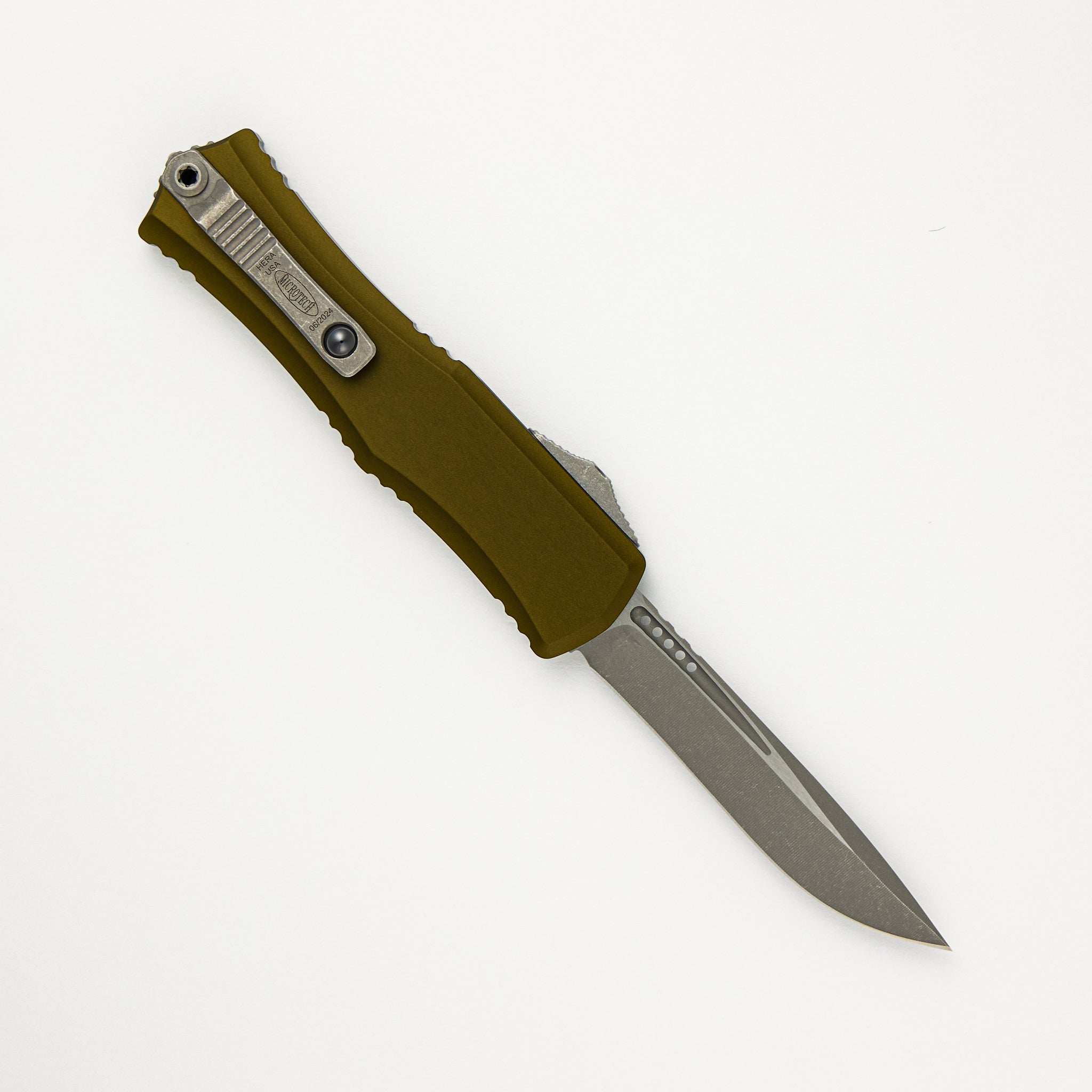 Microtech Hera II Mini Recurve OD Green Apocalyptic Standard 1705M-10 APOD