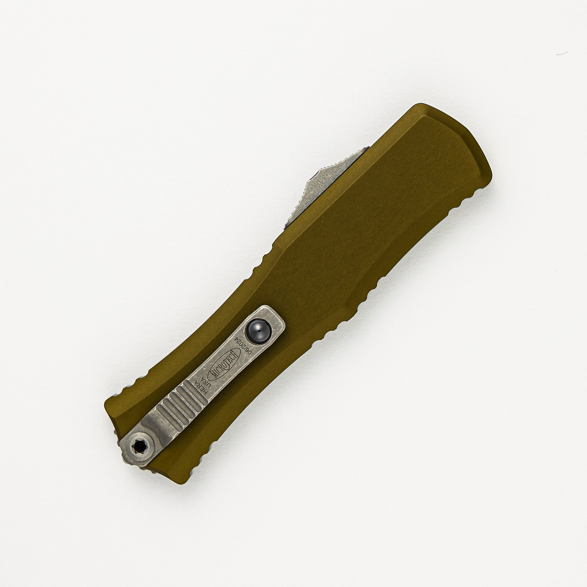 Microtech Hera II Mini Recurve OD Green Apocalyptic Standard 1705M-10 APOD