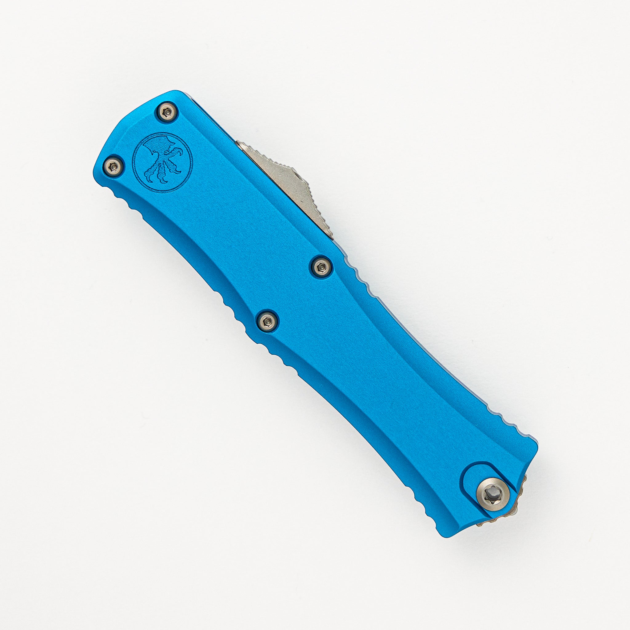 Microtech Hera II Mini Recurve Blue Stonewash Standard 1705M-10 BL