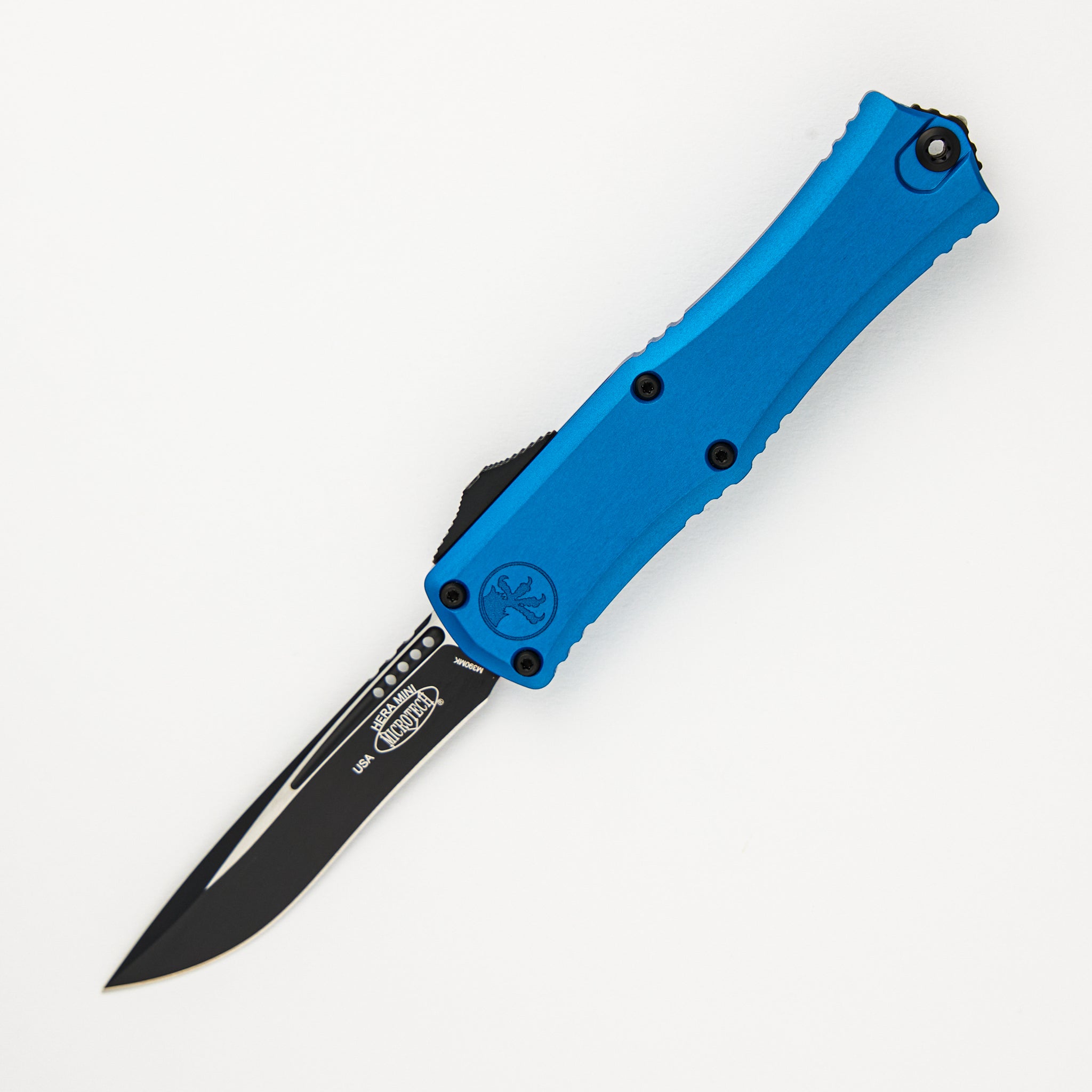 Microtech Hera II Mini Recurve Blue Standard 1705M-1BL