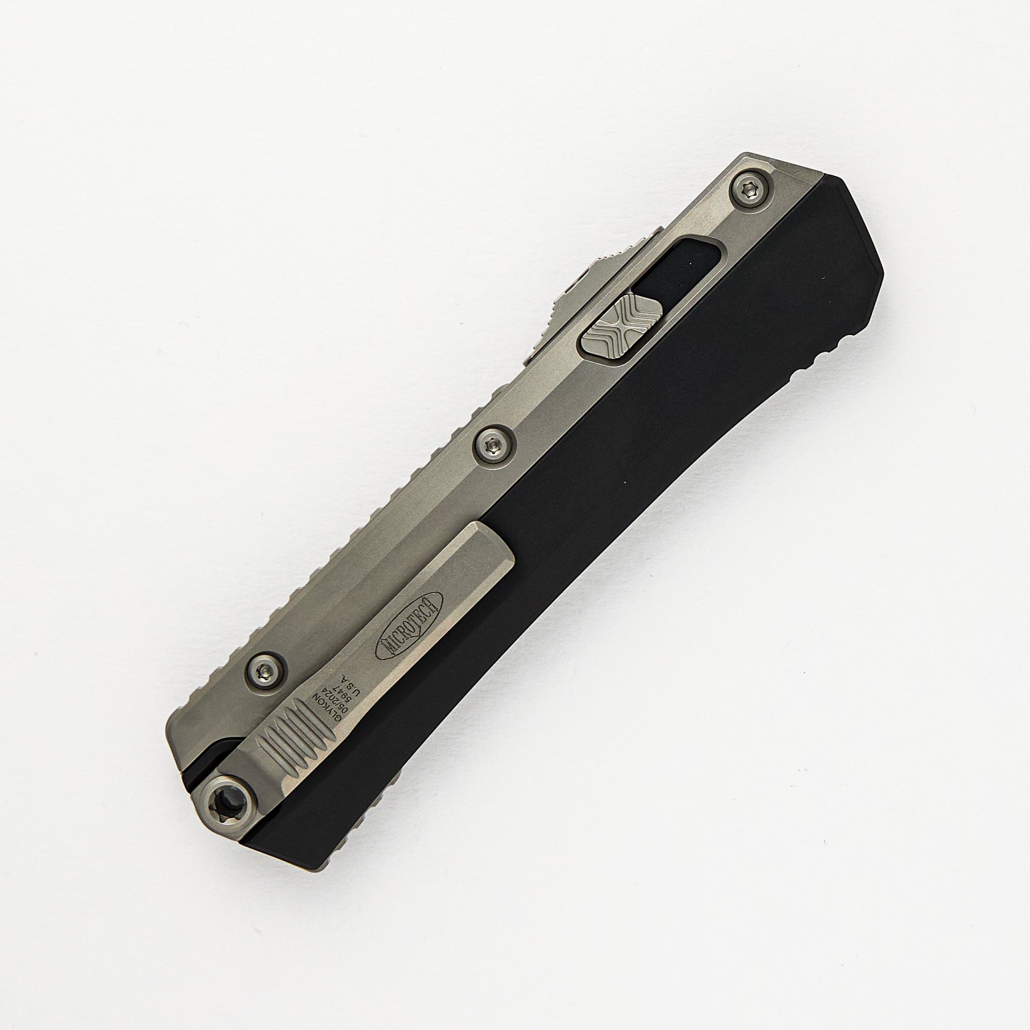 MICROTECH GLYKON BAYONET BEAD BLAST OVERLAY STONEWASH STANDARD NICKEL BORON INTERNALS 184-10