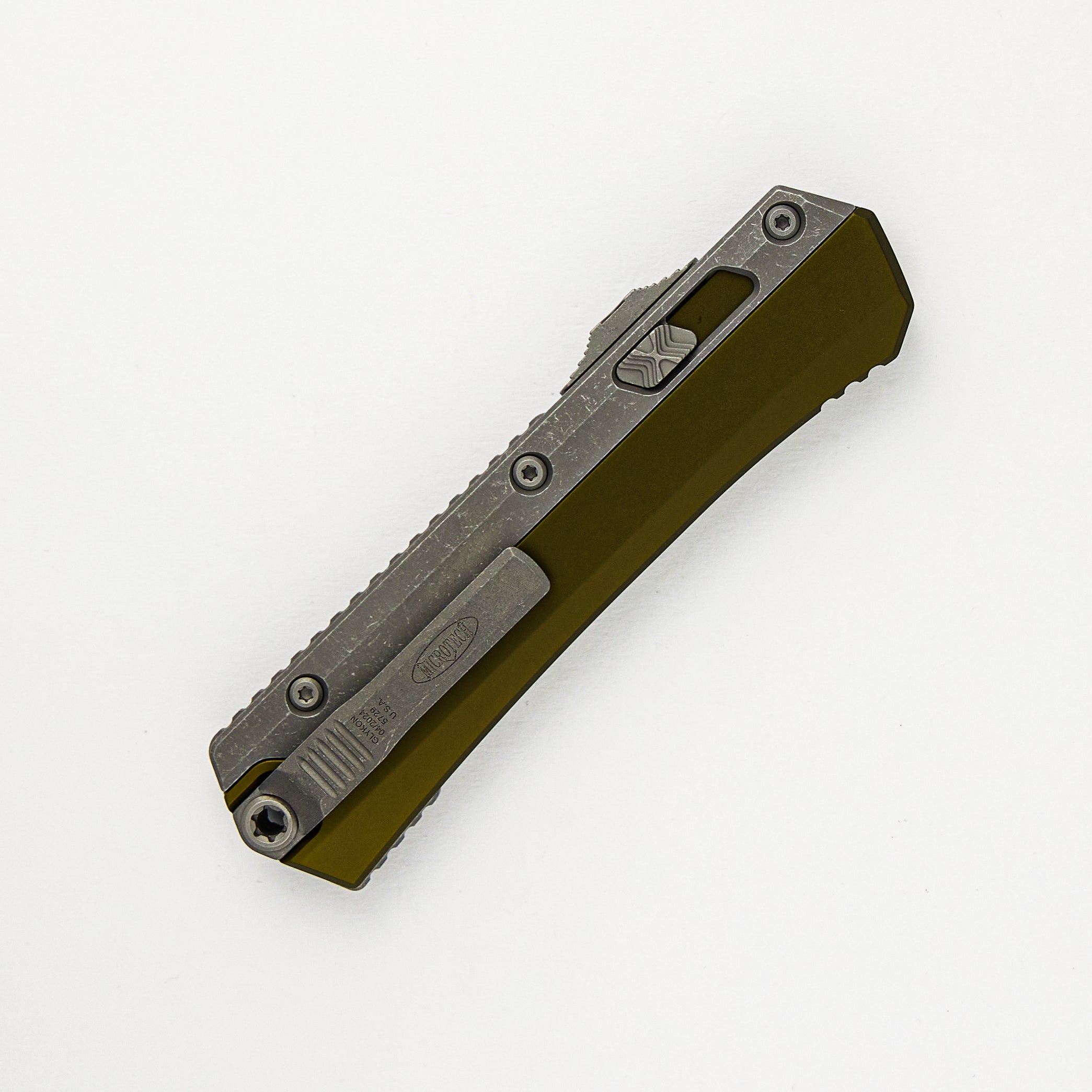 MICROTECH GLYKON BAYONET OD GREEN APOCALYPTIC OVERLAY APOCALYPTIC STANDARD NICKEL BORON INTERNALS 184-10APOD