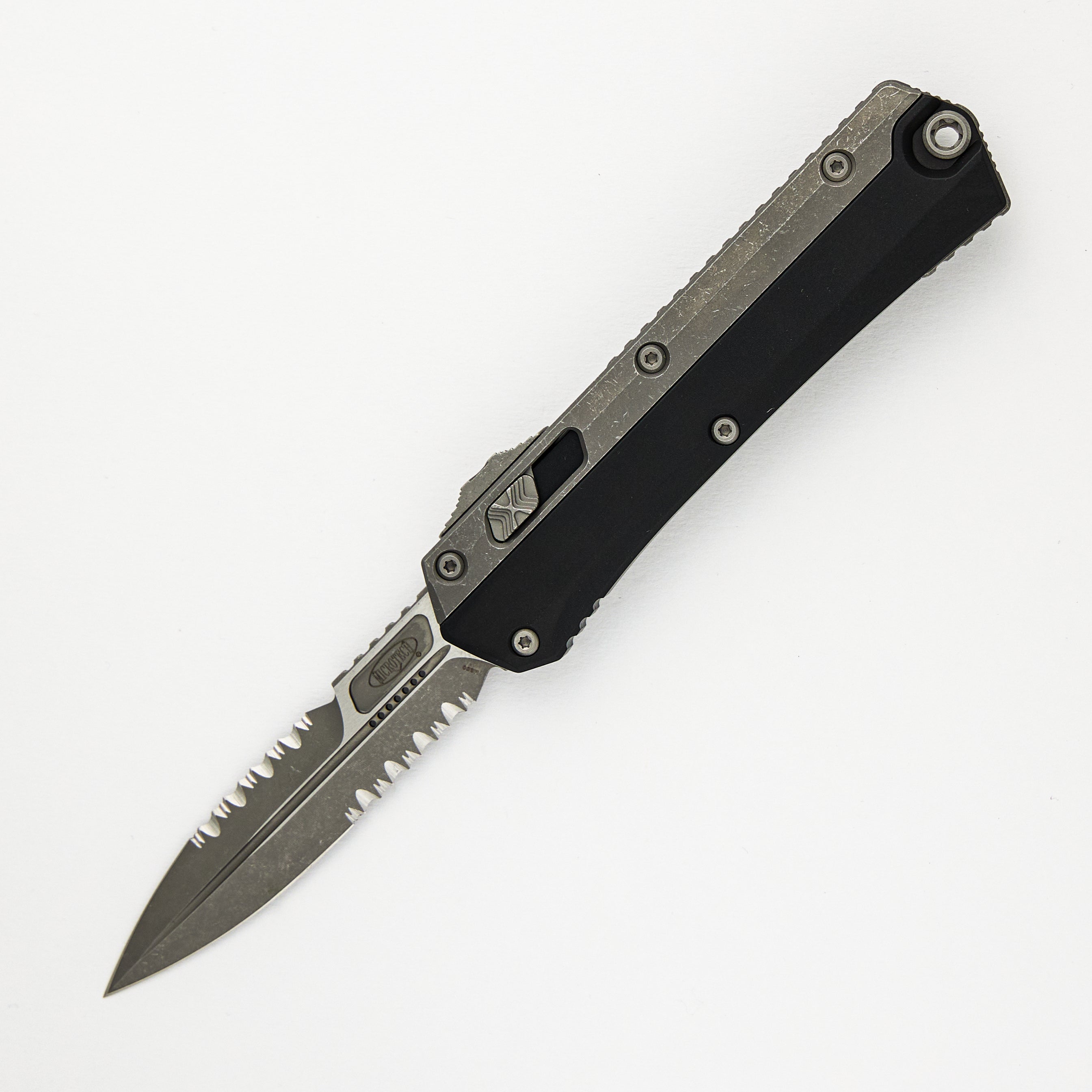 MICROTECH GLYKON BAYONET – APOCALYPTIC OVERLAY APOCALYPTIC FULL SERRATED NICKEL BORON INTERNALS 184-12 AP