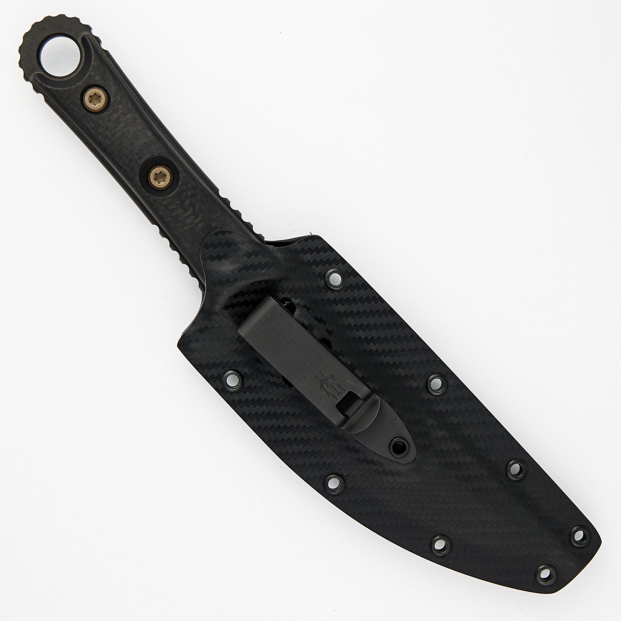 MICROTECH SBK S-E SIGNATURE SERIES DLC STANDARD CARBON FIBER HANDLE 200-1 DLCCFS