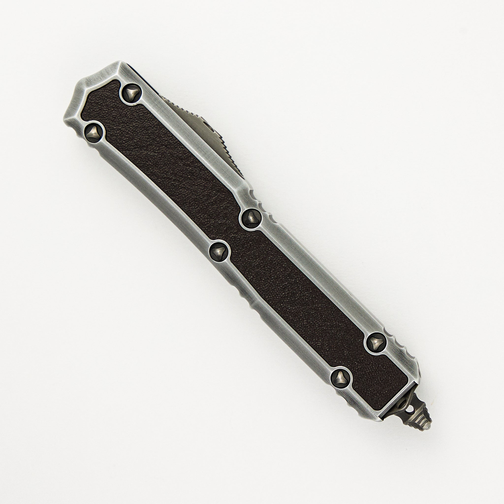 Microtech Makora D/E Standard Nickel Boron Internals Leather Inlay 206-1 MD