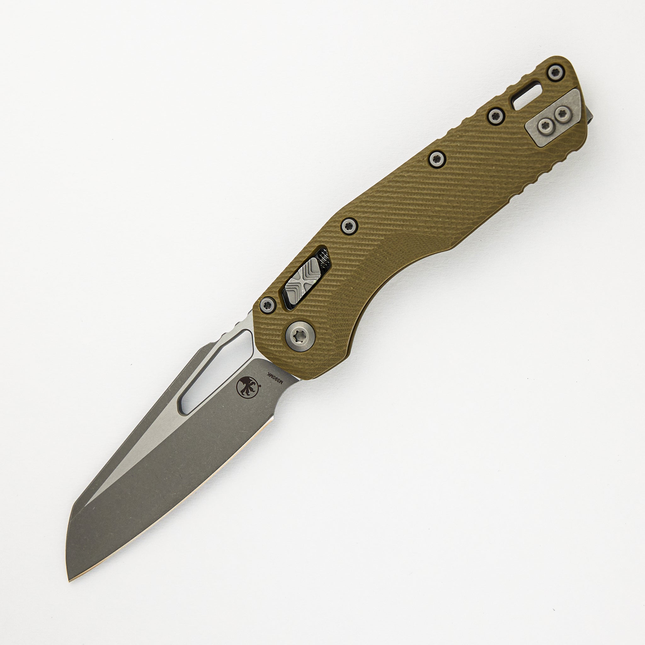 Microtech MSI S/E Fluted OD Green G10 Apocalyptic Standard 210-10 APFLGTOD