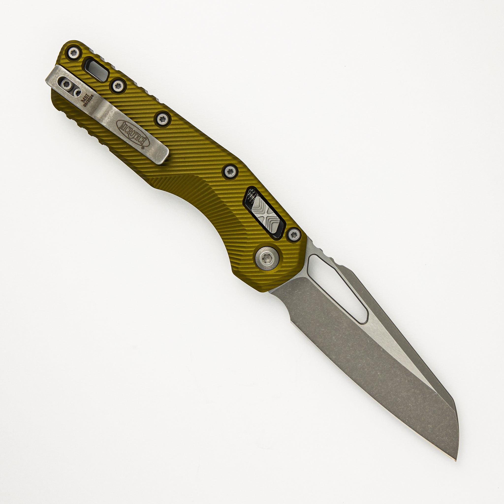 Microtech MSI S/E Fluted OD Green Apocalyptic Standard 210-10 APFLOD