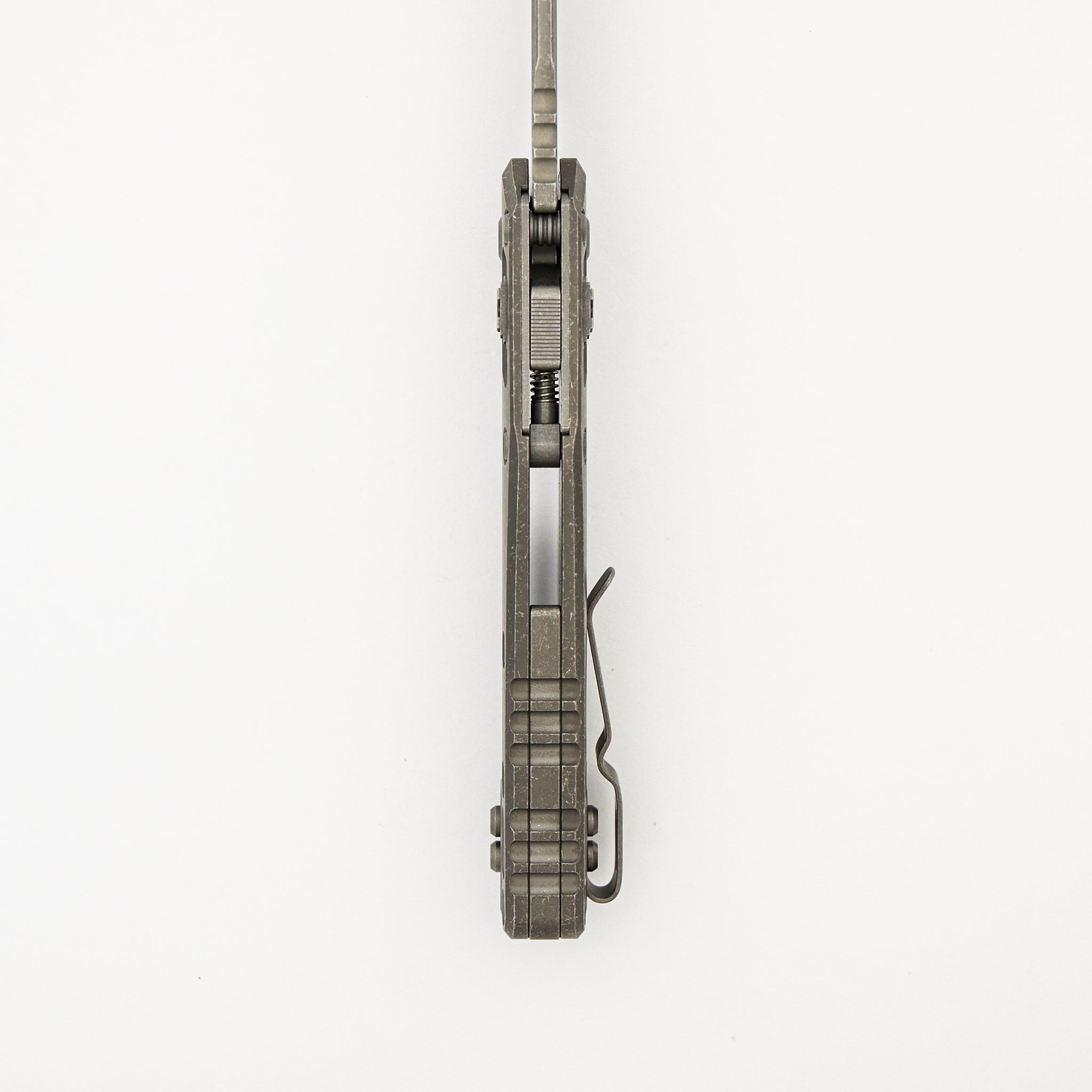 "Marfione Select" MSI - RAM-LOK - Full Serrated Apocalyptic Finish Slab Side Titanium 210-12APMS1