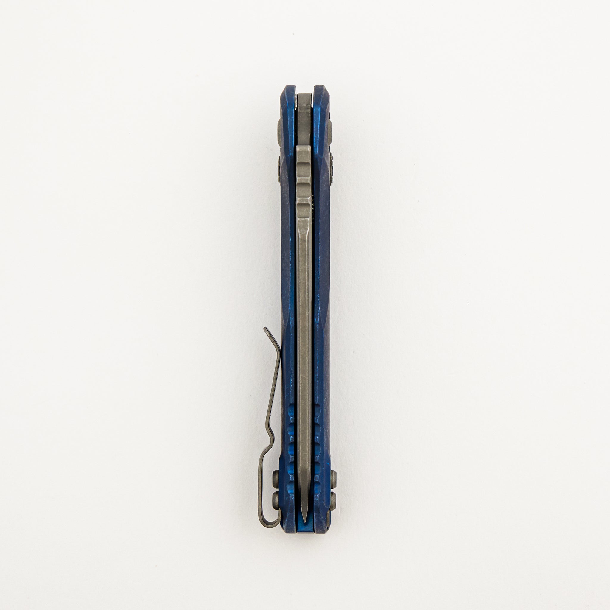 "Marfione Select" MSI - RAM-LOK - Apocalyptic Finish Antique Blue Anodized Slab Side Titanium W/ Blue Accent 210-10APMS2