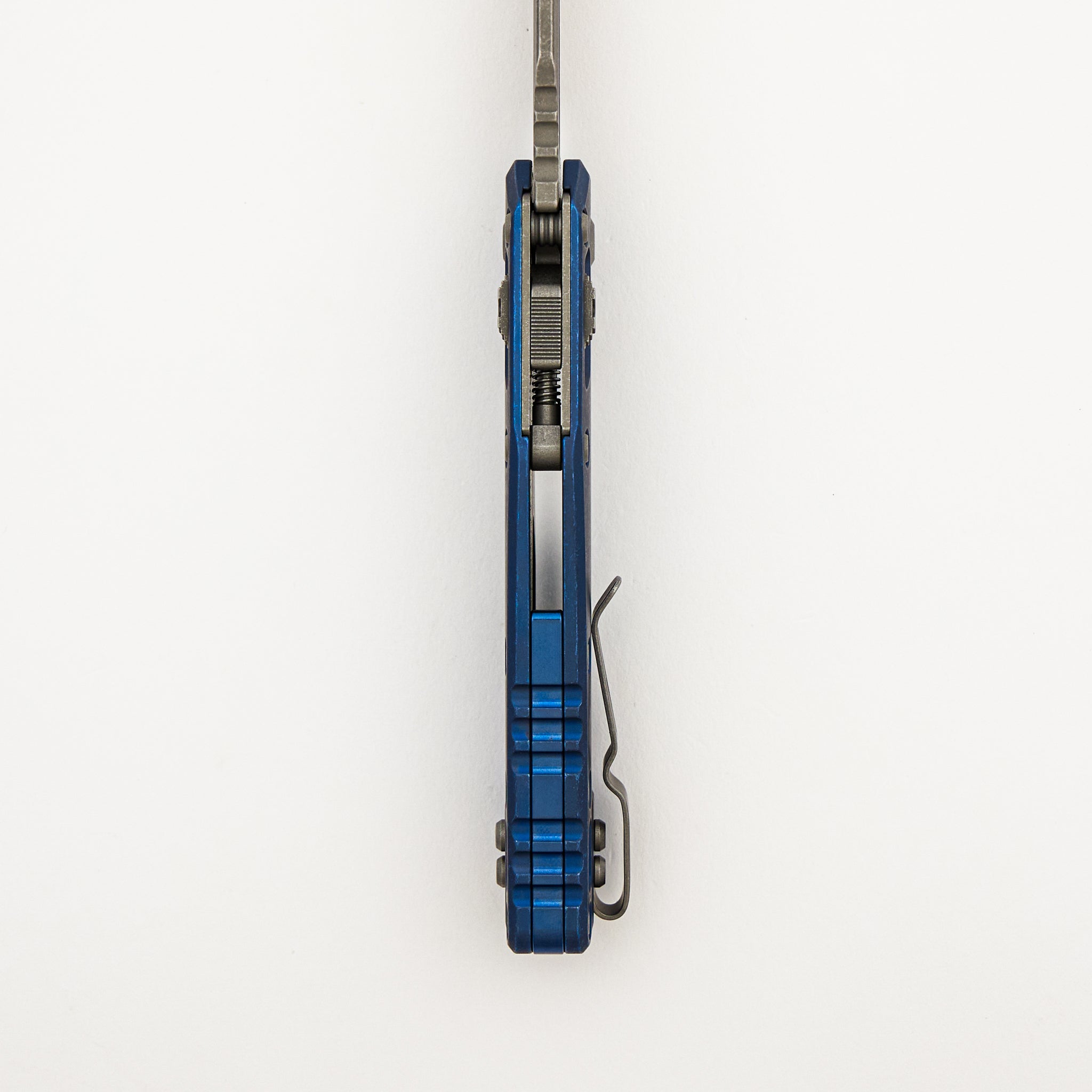 "Marfione Select" MSI - RAM-LOK - Apocalyptic Finish Antique Blue Anodized Slab Side Titanium W/ Blue Accent 210-10APMS2