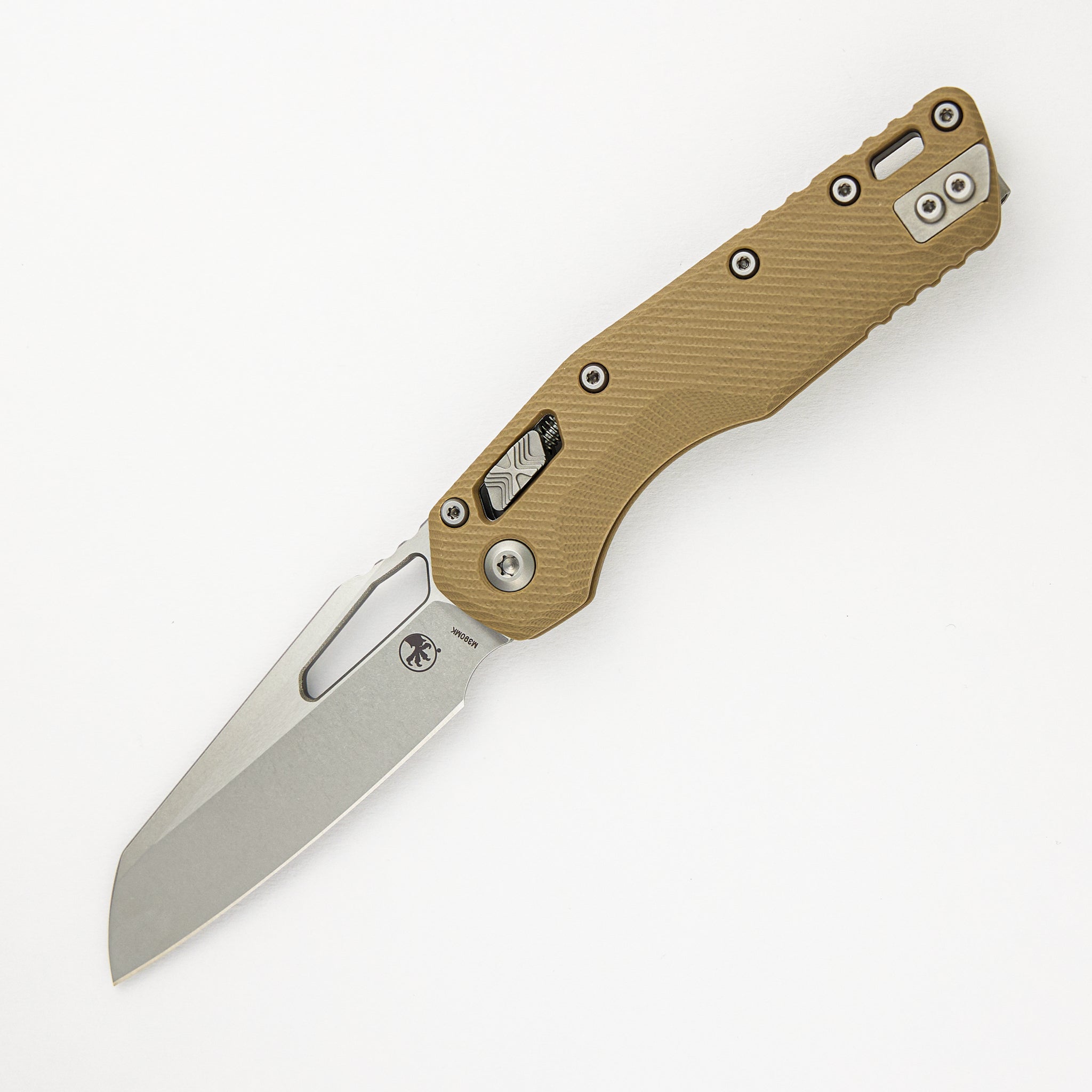 Microtech MSI S/E Fluted Tan G10 Stonewash Standard 210-10 FLGTTA