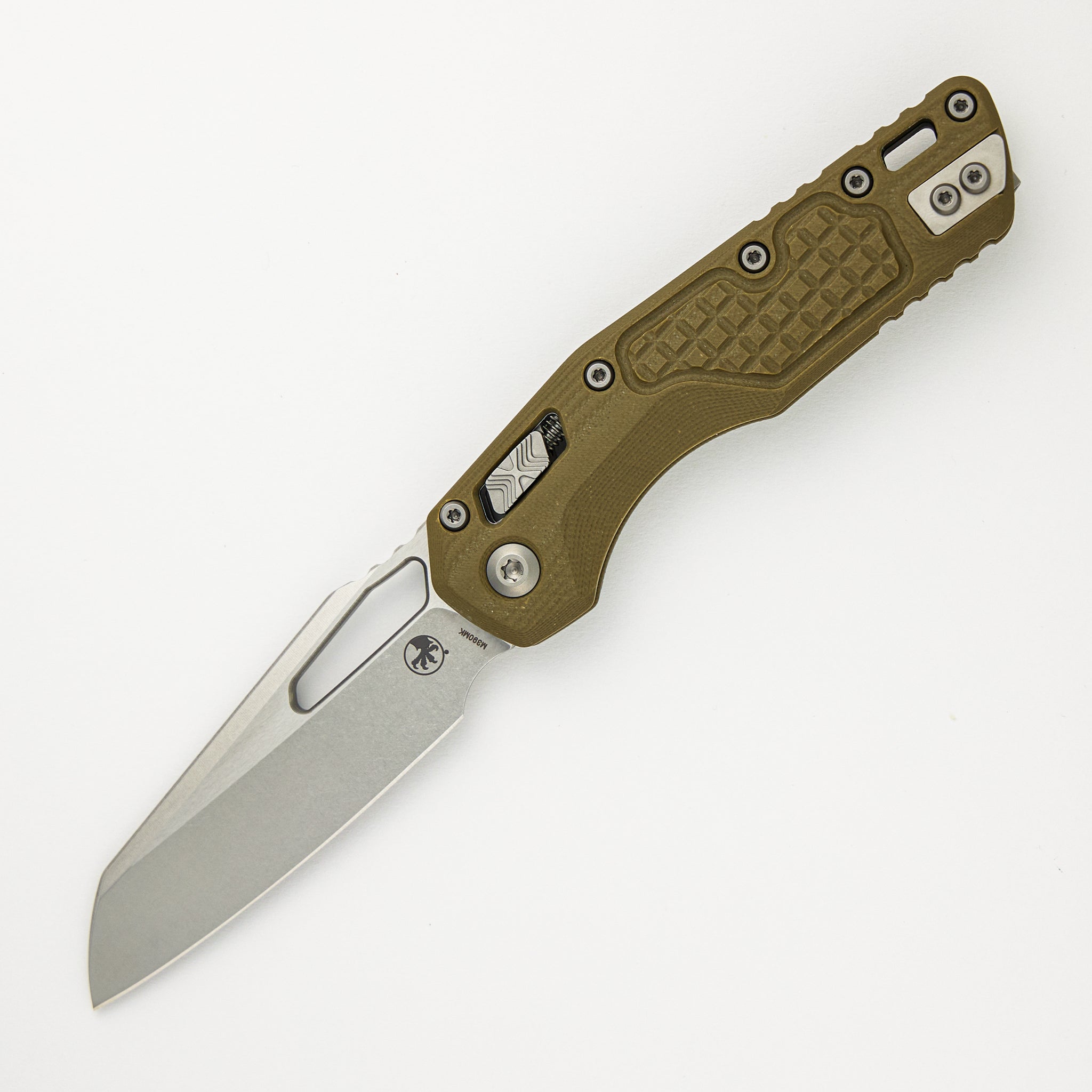 Microtech MSI S/E Frag G-10 OD Green "Lawnman" Stonewash Standard 210-10 FRGTODLM