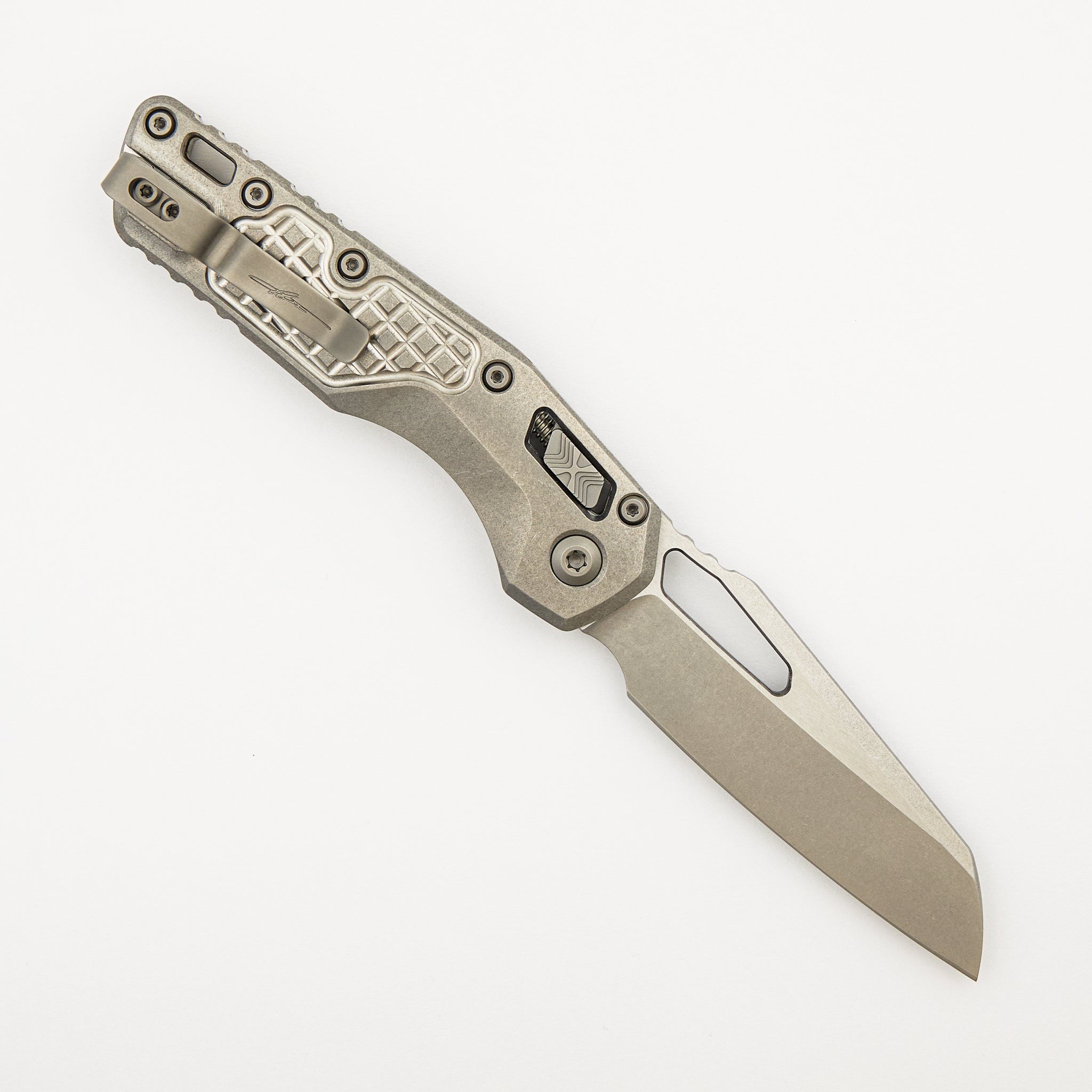 "Marfione Select" MSI - RAM-LOK - Stonewash Finish Frag Pattern Titanium W/ Bronze Titanium Accent 210-10FRMS1